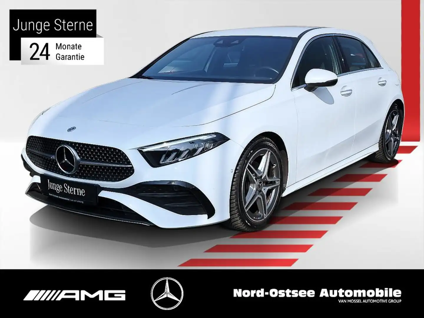 Mercedes-Benz A 180 AMG Navi Kamera Distro Sitzheizung LED Blanco - 1