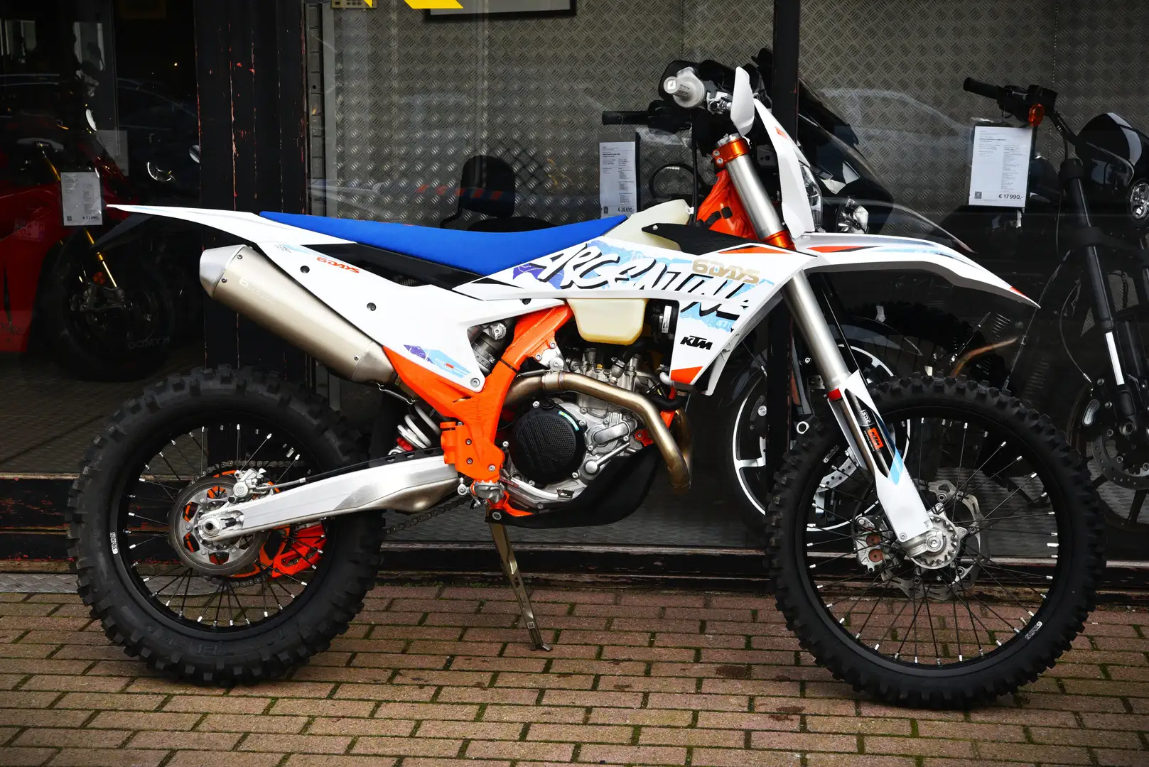 KTM 450 EXC F 6 DAYS ARGENTINA (TVAC) ***MOTO VERTE*** Blanc - 2