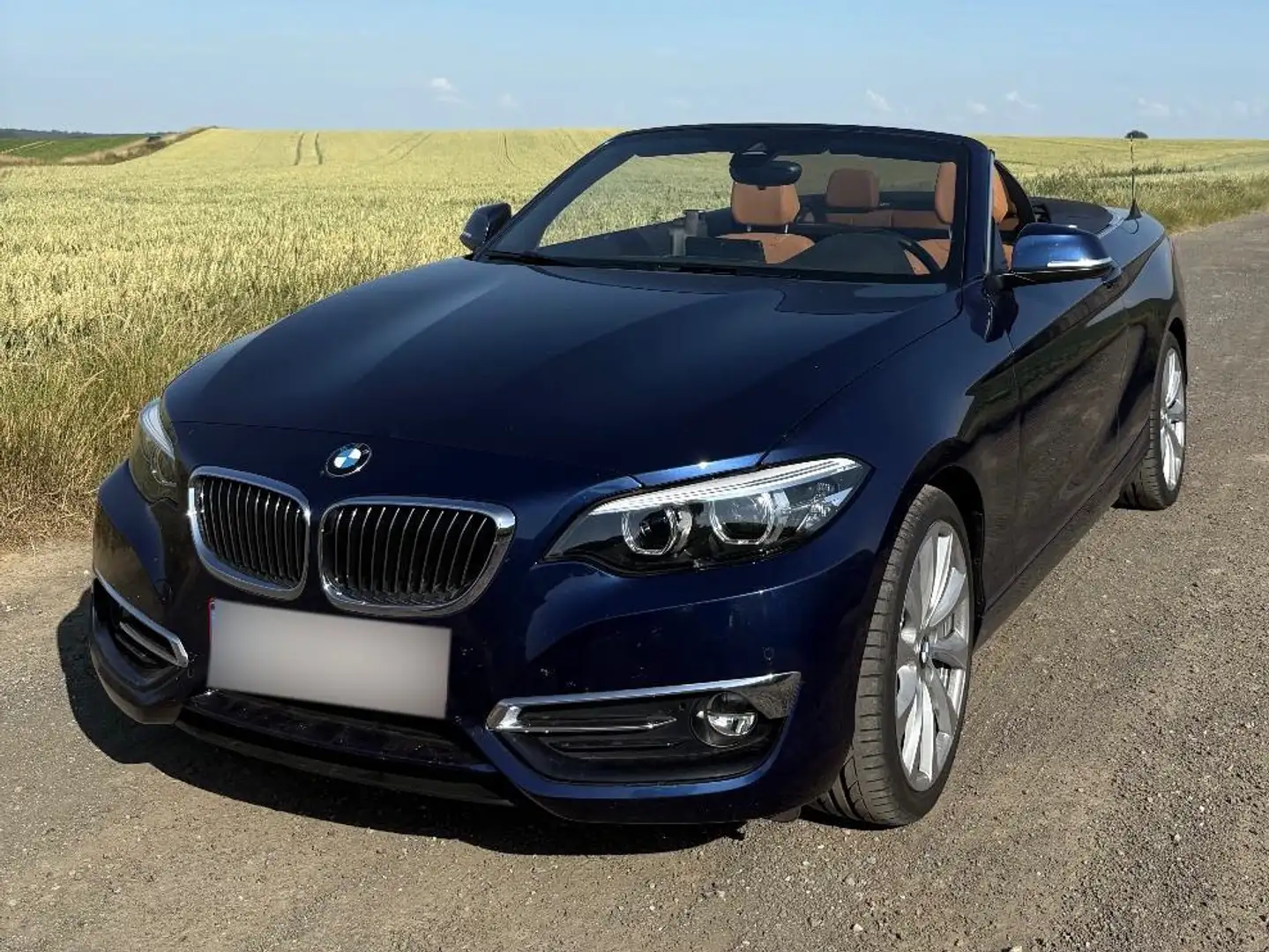 BMW 220 Bmw 220i cabriolet - Luxury line Blauw - 1