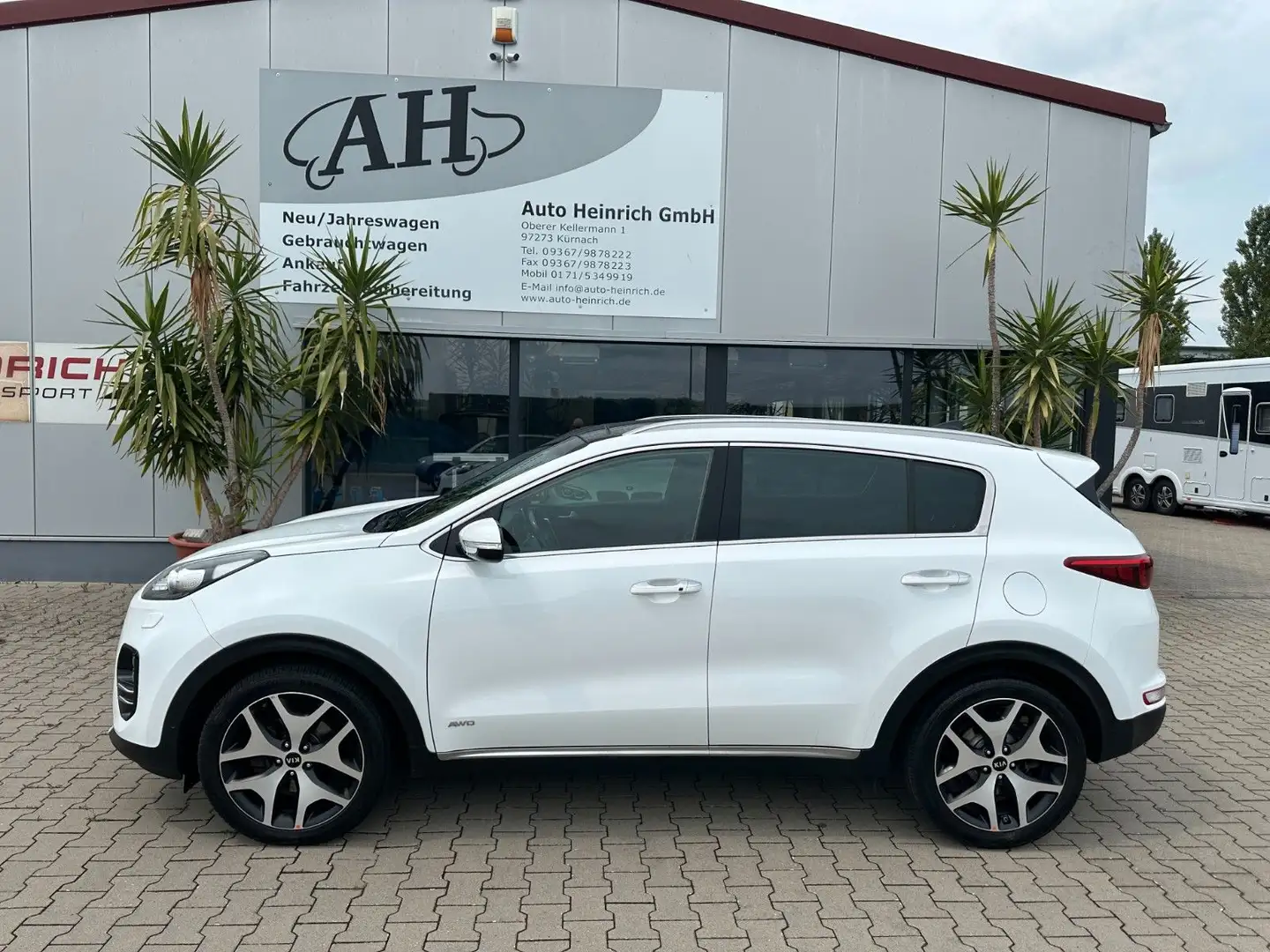 Kia Sportage GT-Line 2,0 CRDI 4WD Platinium AHK/Navi Blanc - 2