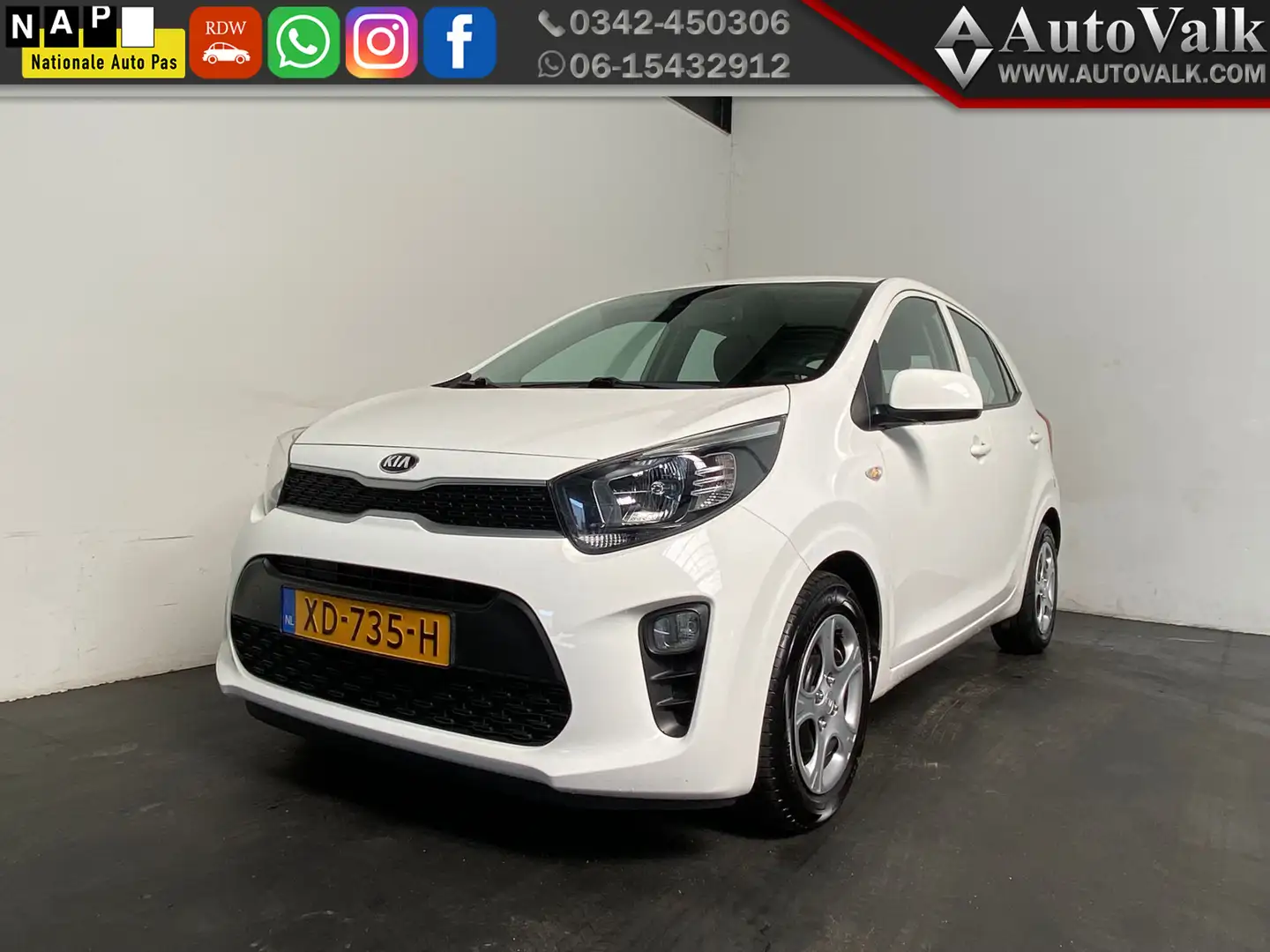 Kia Picanto 1.0 CVVT EconomyPlusLine Alb - 1