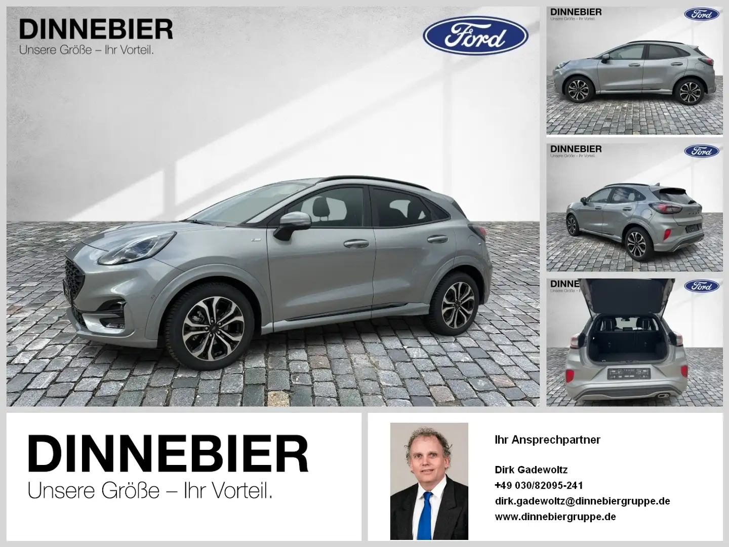 Ford Puma ST-Line X LED+Navi+Kamera+Winterpaket Argent - 1
