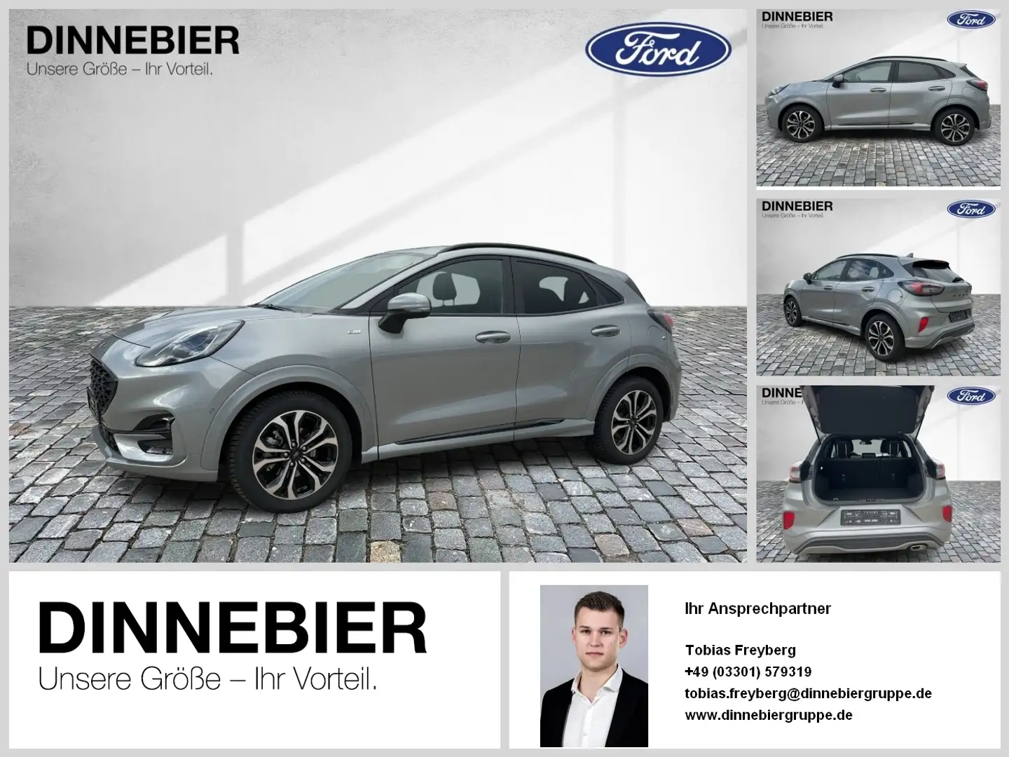 Ford Puma ST-Line X LED+Navi+Kamera+Winterpaket Silber - 1