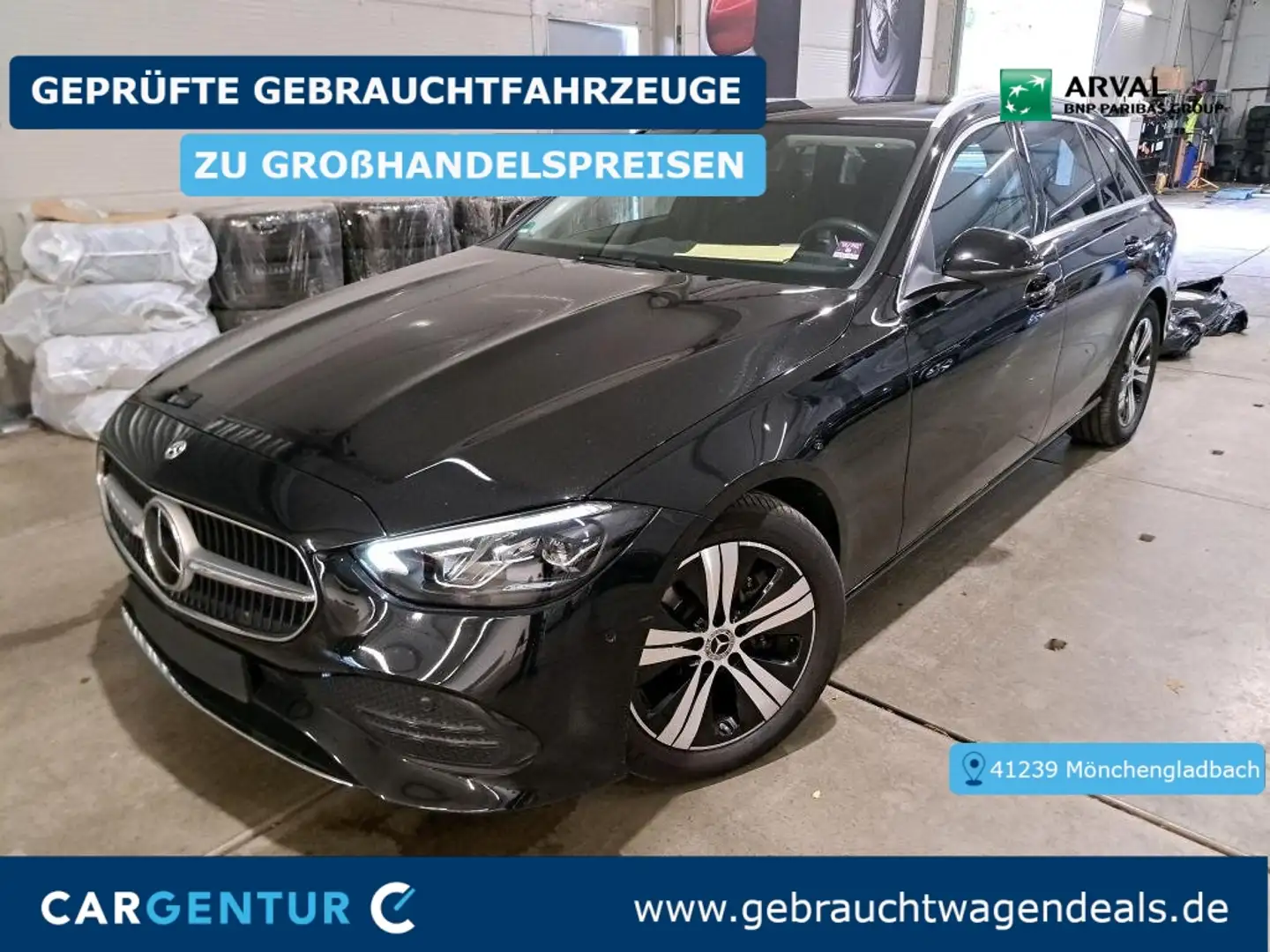 Mercedes-Benz C 220 d T Avantgarde ACC BLIS El.Heckkl. Key LED Noir - 1