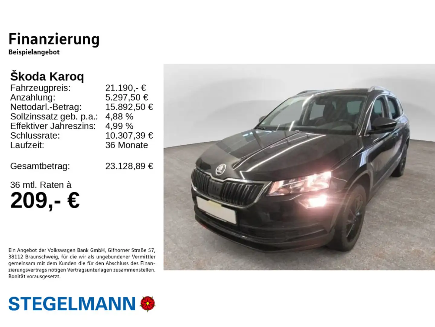 Skoda Karoq 1.0 TSI Ambition *avi*Sitzheizung*PDC* Schwarz - 2