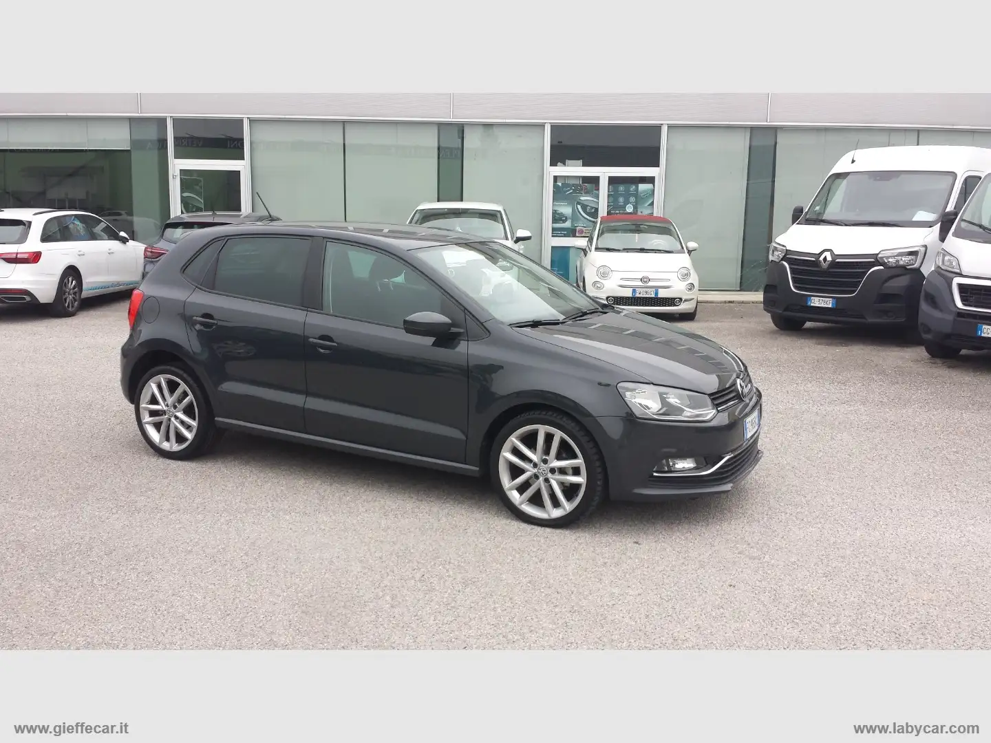 Volkswagen Polo 1.4 TDI 90CV 5p. Highline BMT Gris - 2