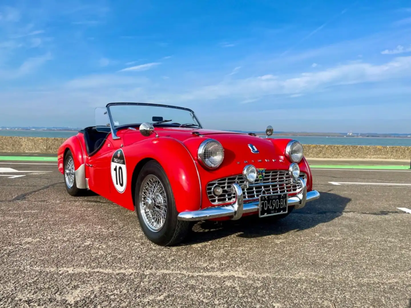Triumph TR3 Roşu - 2