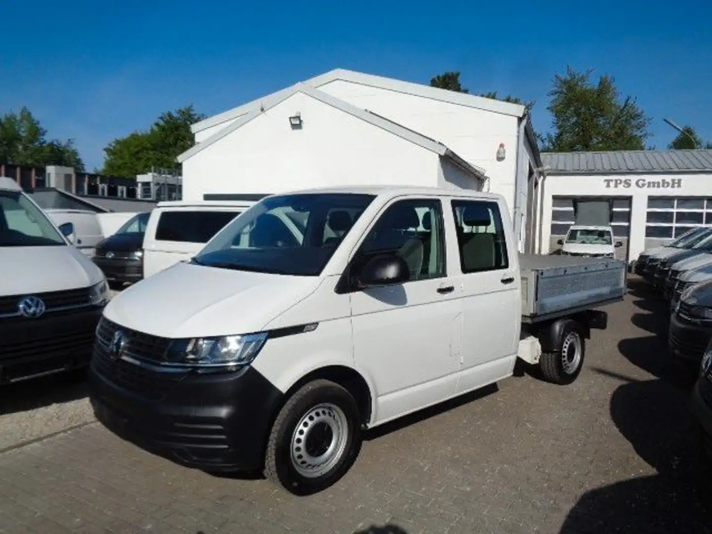 Volkswagen T6.1 Doka 4motion 1. Hand Klima Blanc - 1