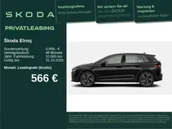 Skoda Elroq 85x L&K AHK NAV 360°KAM HuD LEDER 4xSHZ