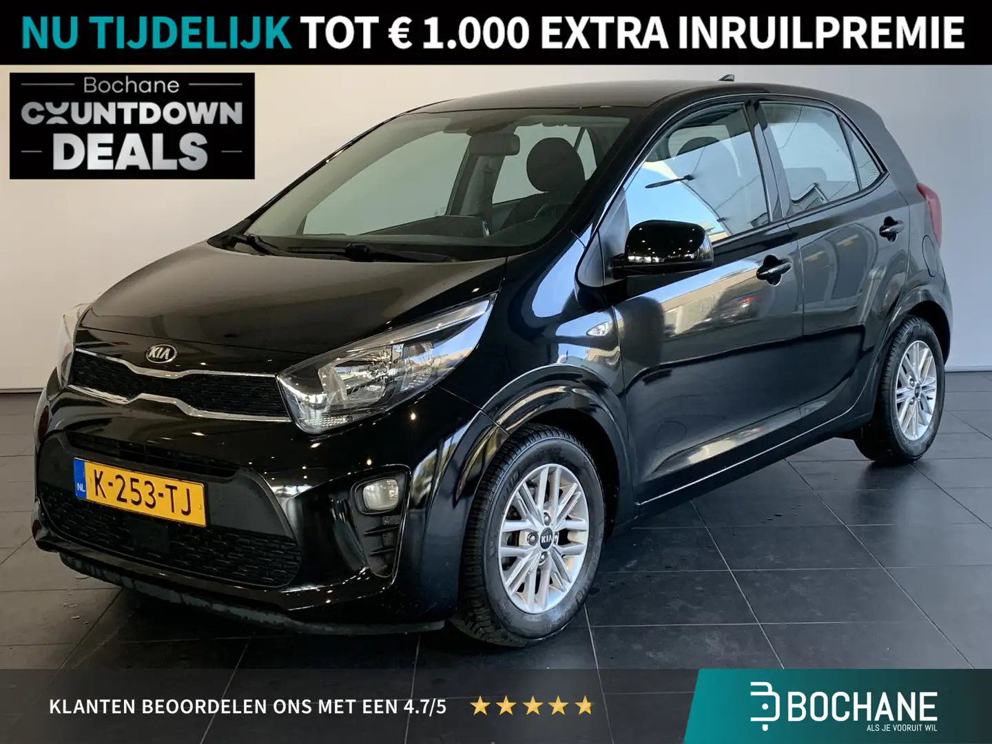 Kia Picanto 1.0 DPi DynamicLine | ACHTERUITRIJCAMERA | CRUISE Noir - 1