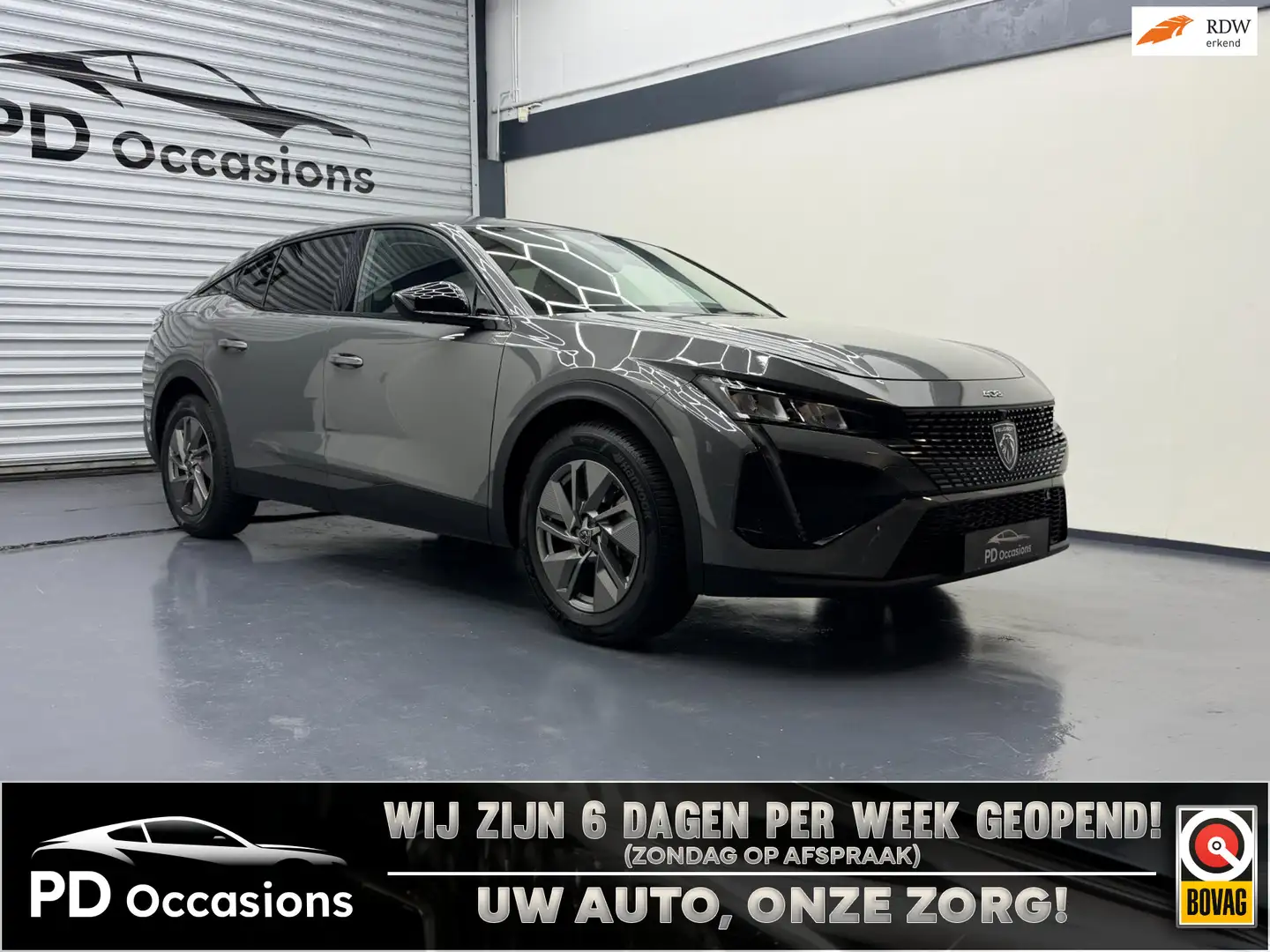 Peugeot 408 1.6 Plug-In HYbrid Allure 180 - Camera - ACC -Dode Grau - 1