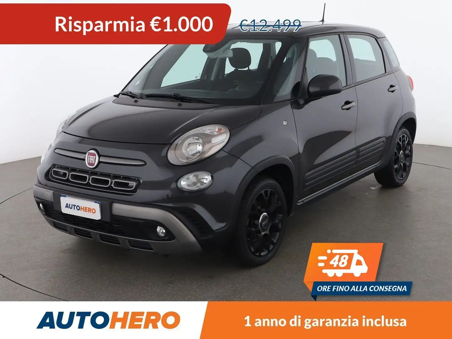 Fiat 500L 1.3 M-Jet Cross 95 CV Nero - 1