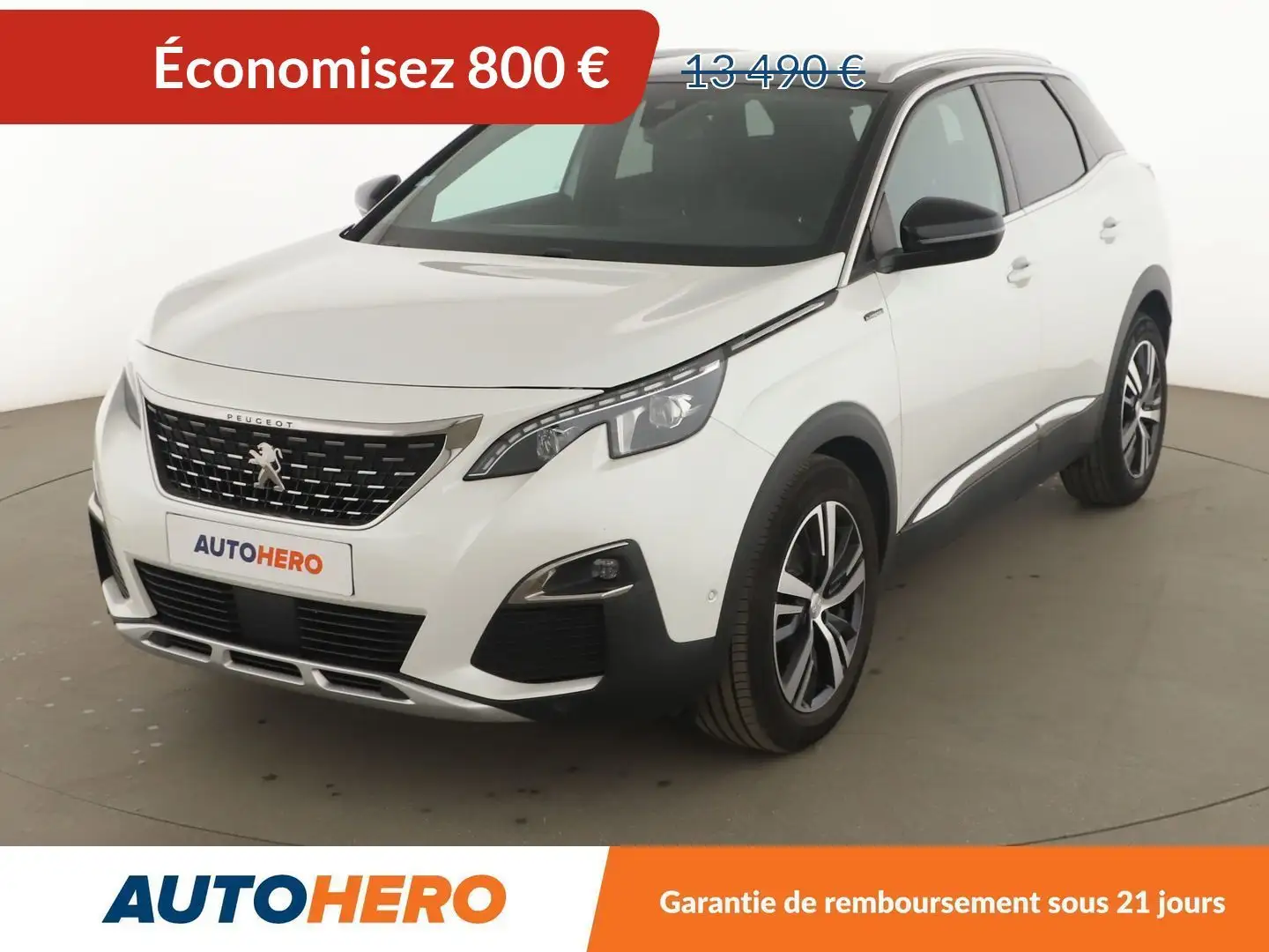 Peugeot 3008 1.2 PureTech GT Line Blanc - 1