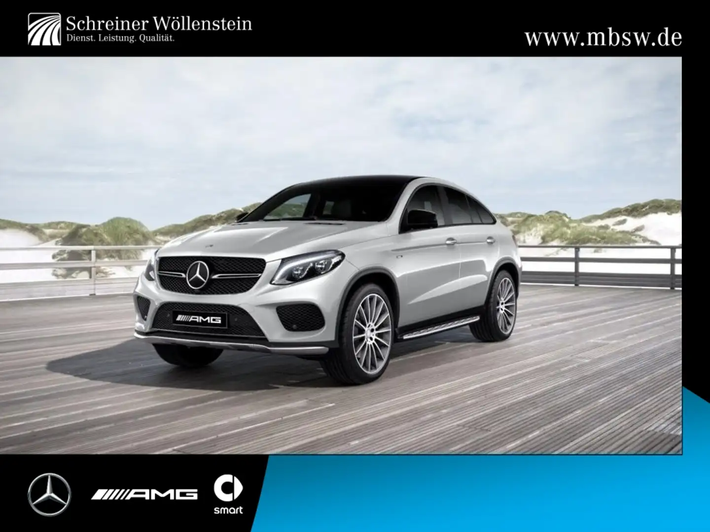 Mercedes-Benz GLE 450 AMG 4M Coupé VERKAUF NUR AN GEWERBE Silber - 1