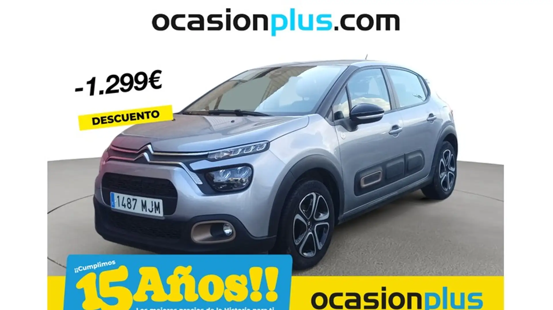 Citroen C3 1.5BlueHDi S&S C-Series 100 Argent - 1
