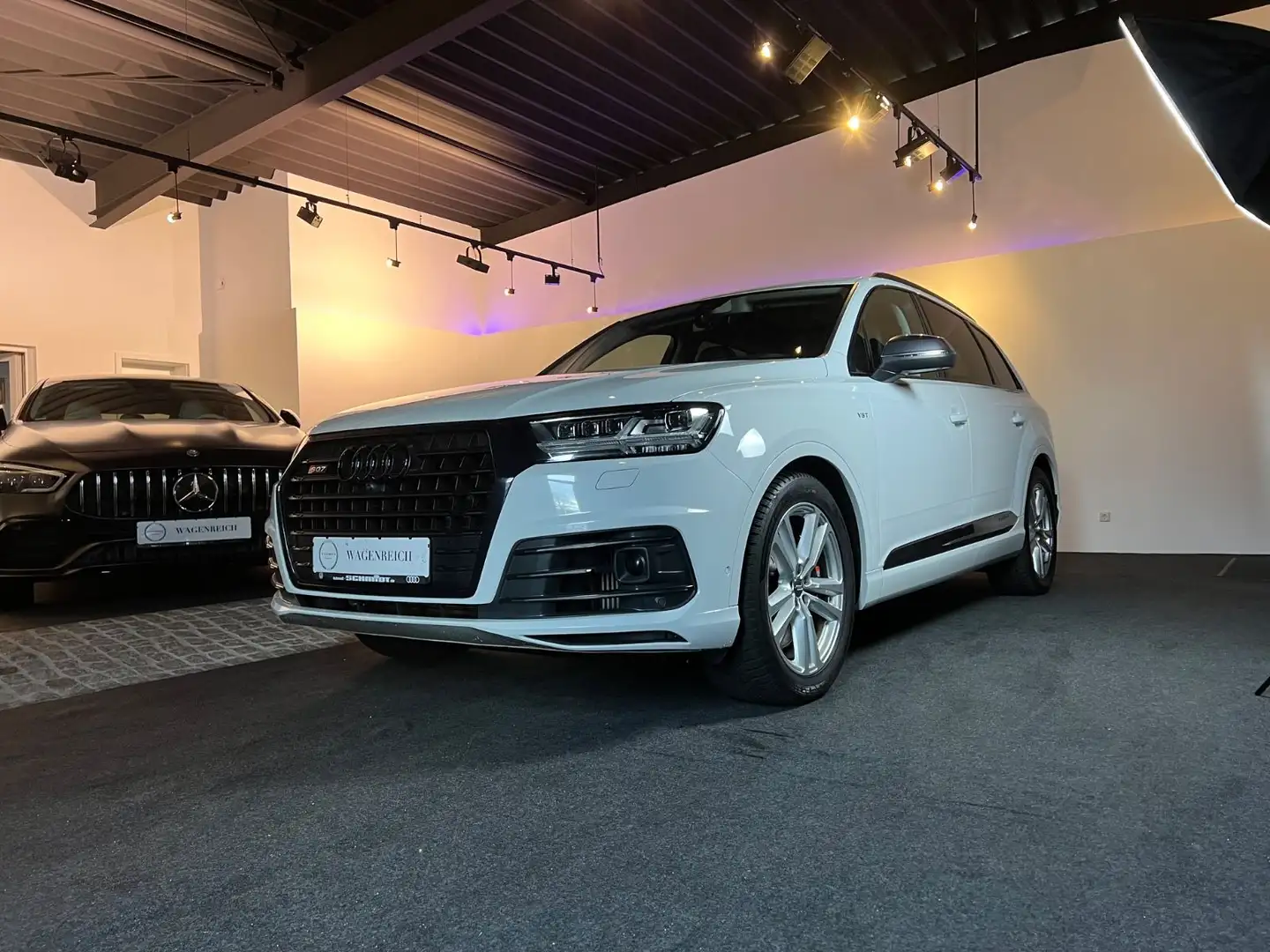Audi SQ7 4.0 TDI Quattro ab229€ monatlich Weiß - 2