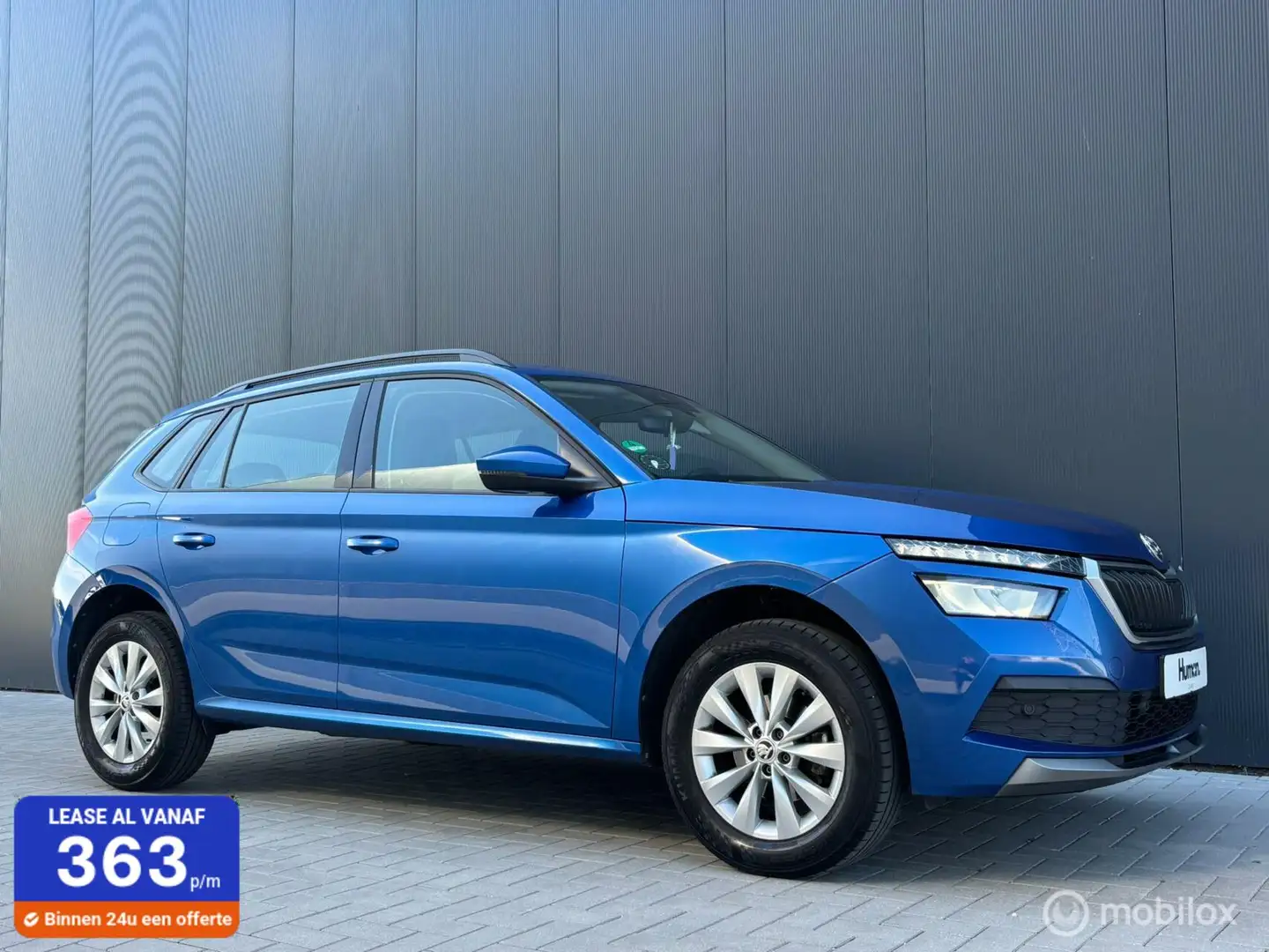 Skoda Kamiq 1.0 TSI Sport Business Dsg 7 hoge instap zuinig Blauw - 1