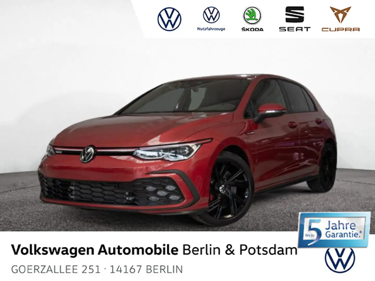 Volkswagen Golf VIII 2.0 TSI DSG GTI Navi R-Kamera Klima LE Rouge - 1
