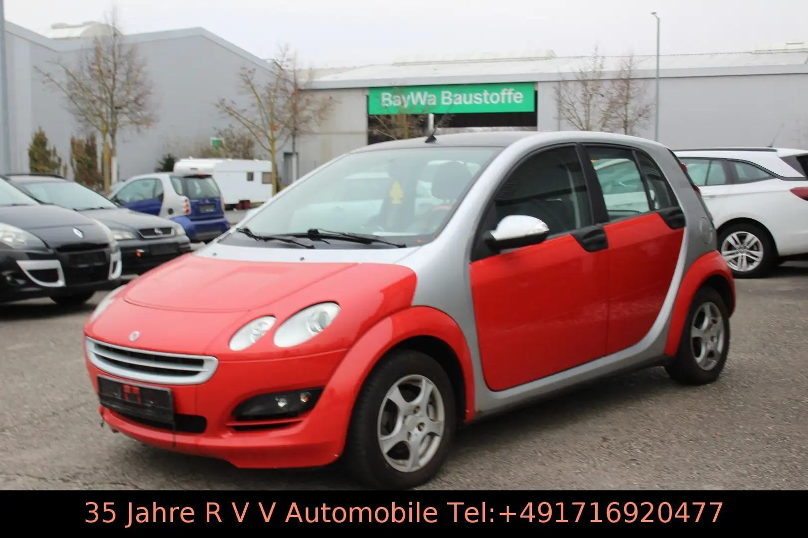 smart forFour 1.1 , Klima, TÜV neu, 8x Alu, Silber - 1
