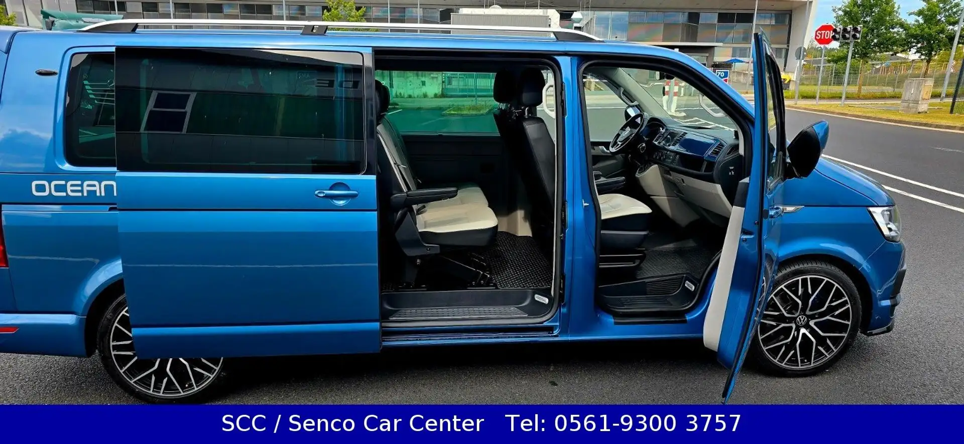 Volkswagen T6 Caravelle T6 BUS Caravelle 2.0 TDI Comfort DSG Automatik Bleu - 2