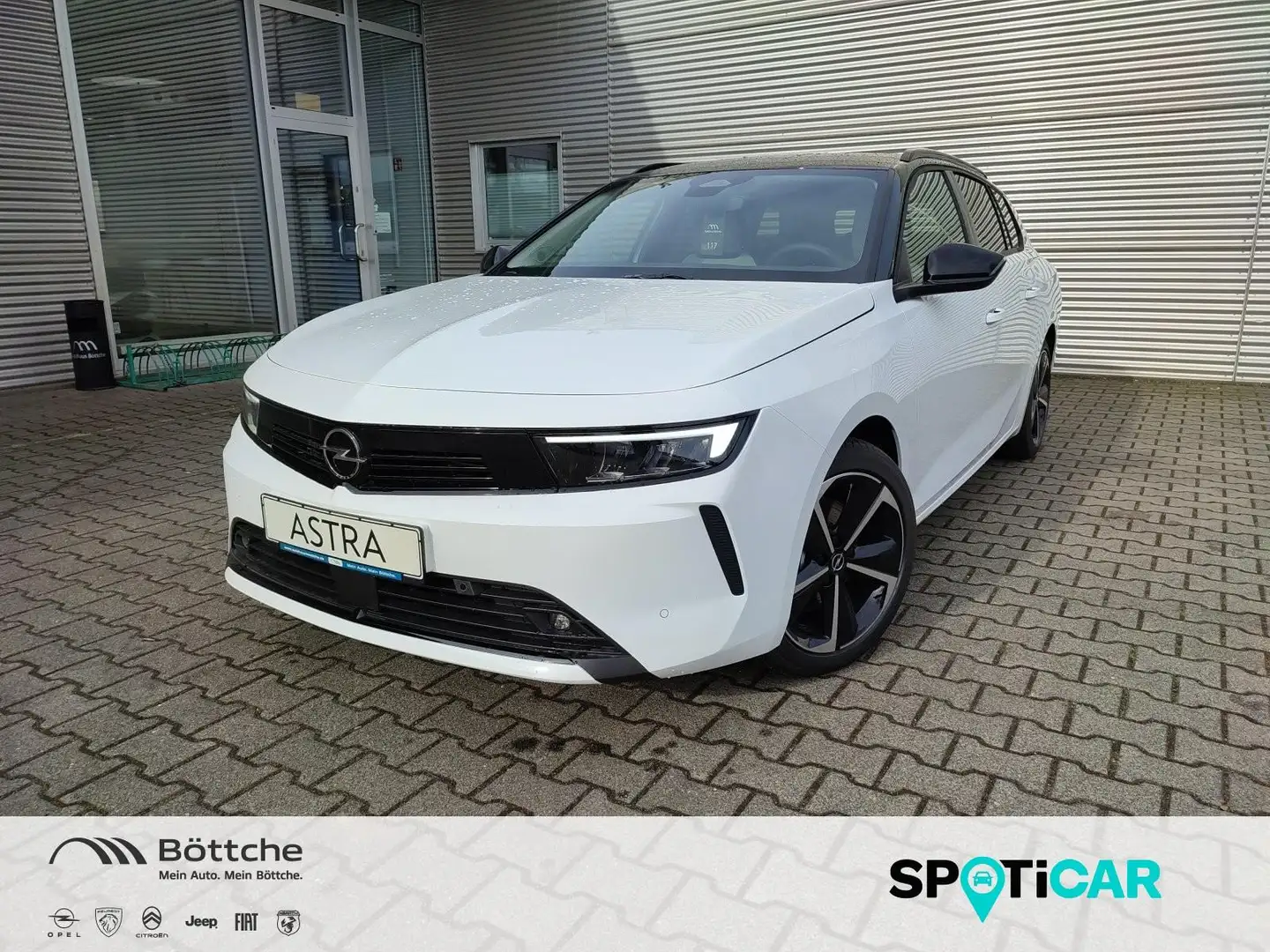 Opel Astra ST 1.2 Elegance Weiß - 1