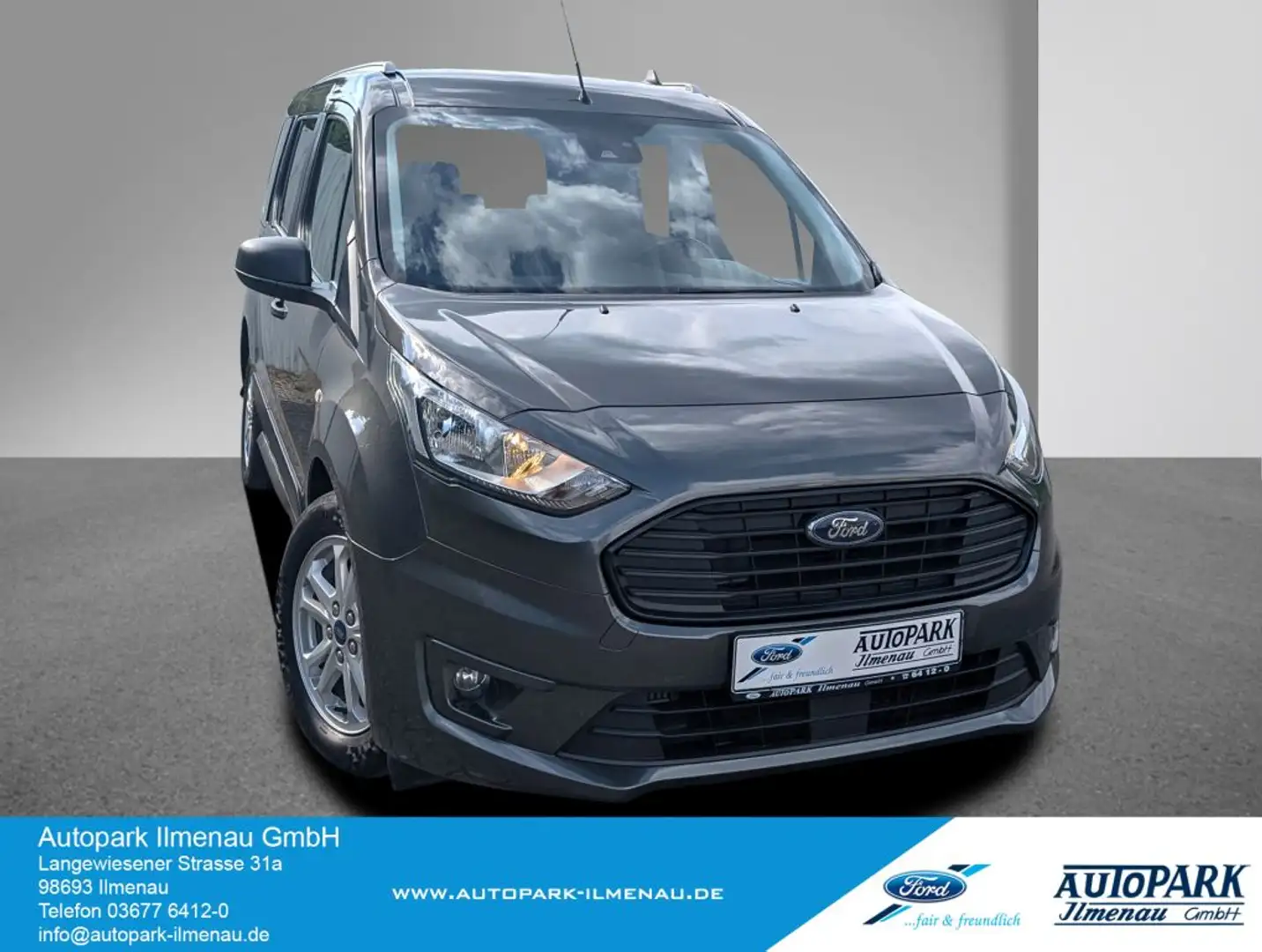 Ford Tourneo Connect 1.5 EcoBlue Start-Stop Trend ACC AHZV PP Grijs - 1