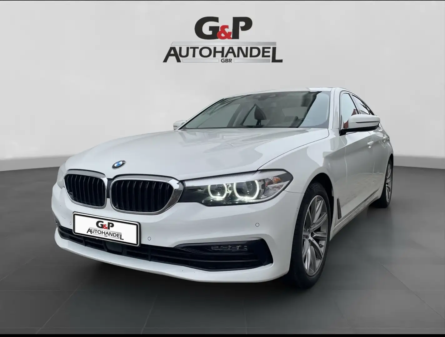 BMW 520 d Aut. Sport Line Leder Navi 1.Hand ! Blanco - 2
