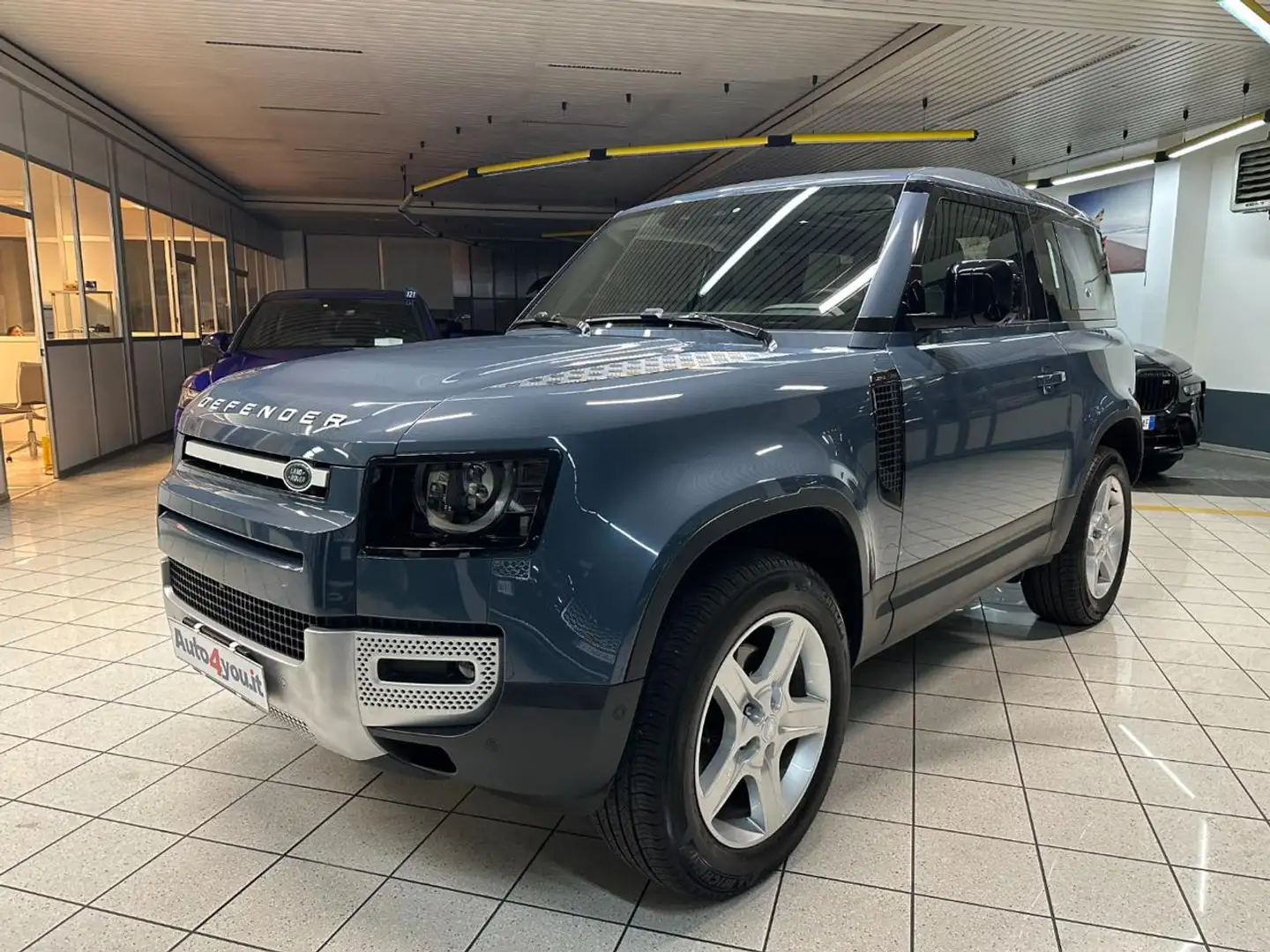 Land Rover Defender 90 2.0 300 CV AWD Auto SE Blu/Azzurro - 2