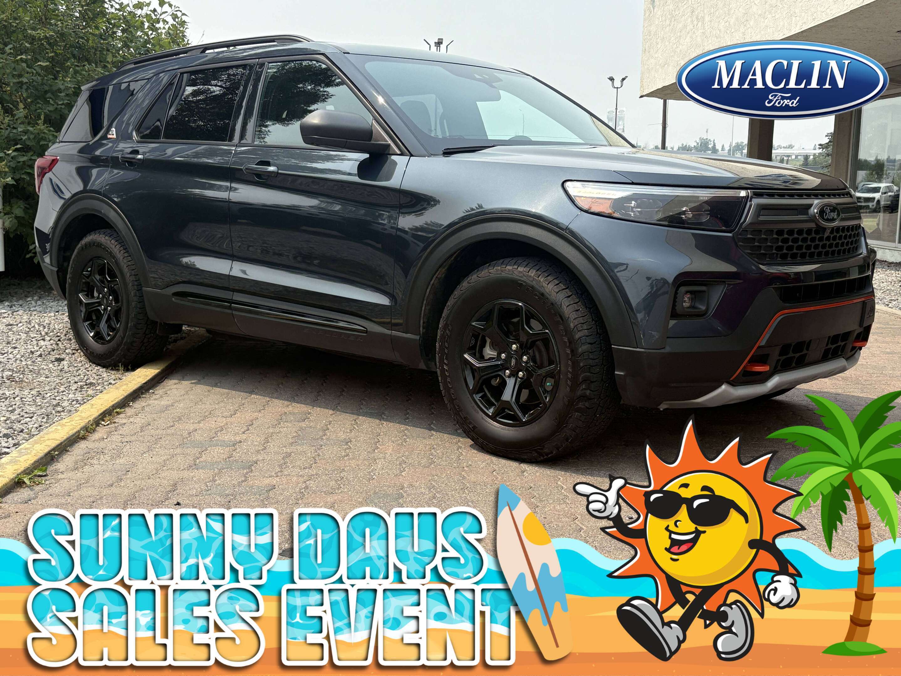 Blue 2022 Ford Explorer SUV / Crossover All-Wheel Drive Automatic