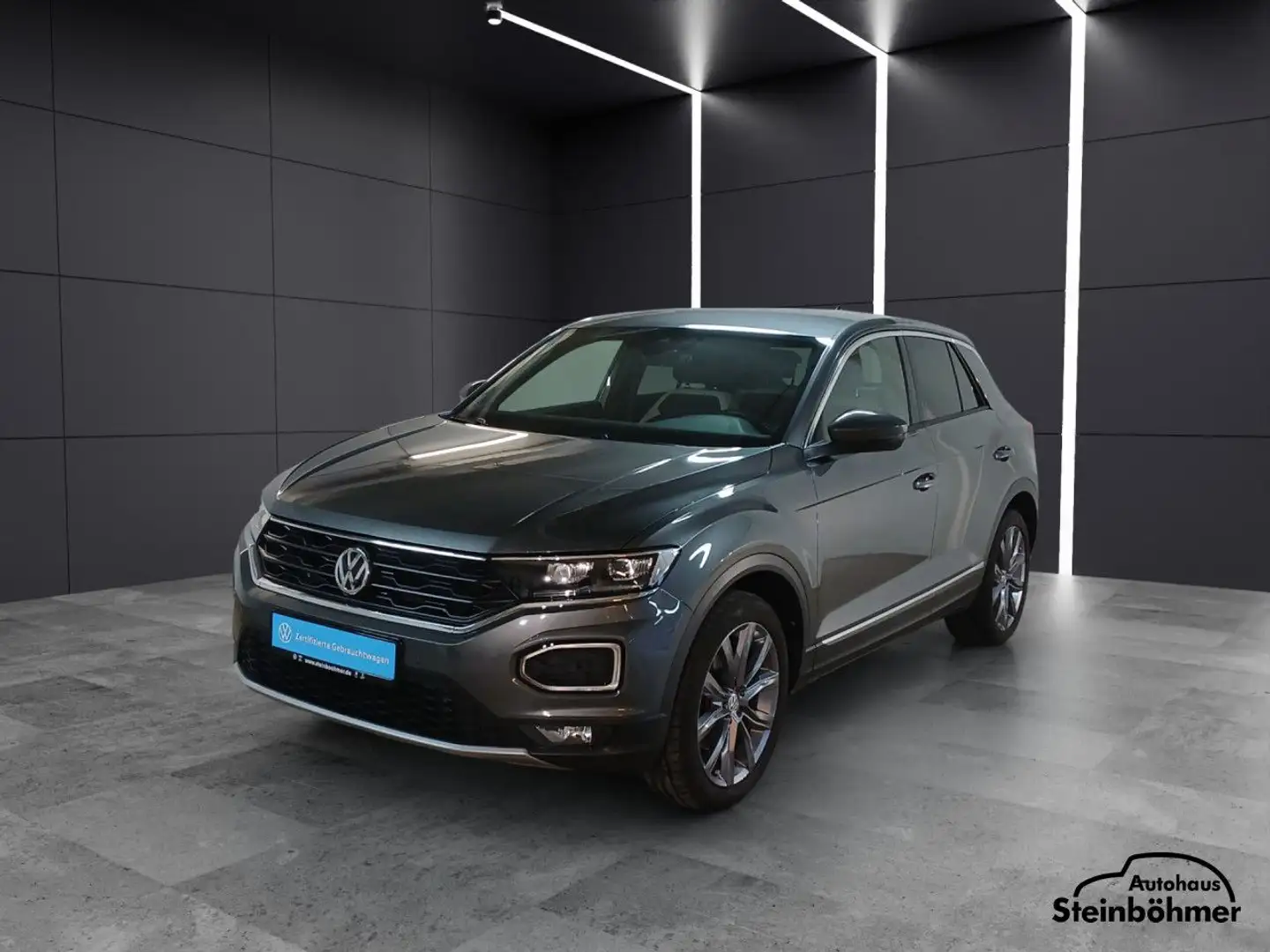 Volkswagen T-Roc Sport DSG 4M 2.0TSI AHK LED Navi Sportpaket Gri - 2