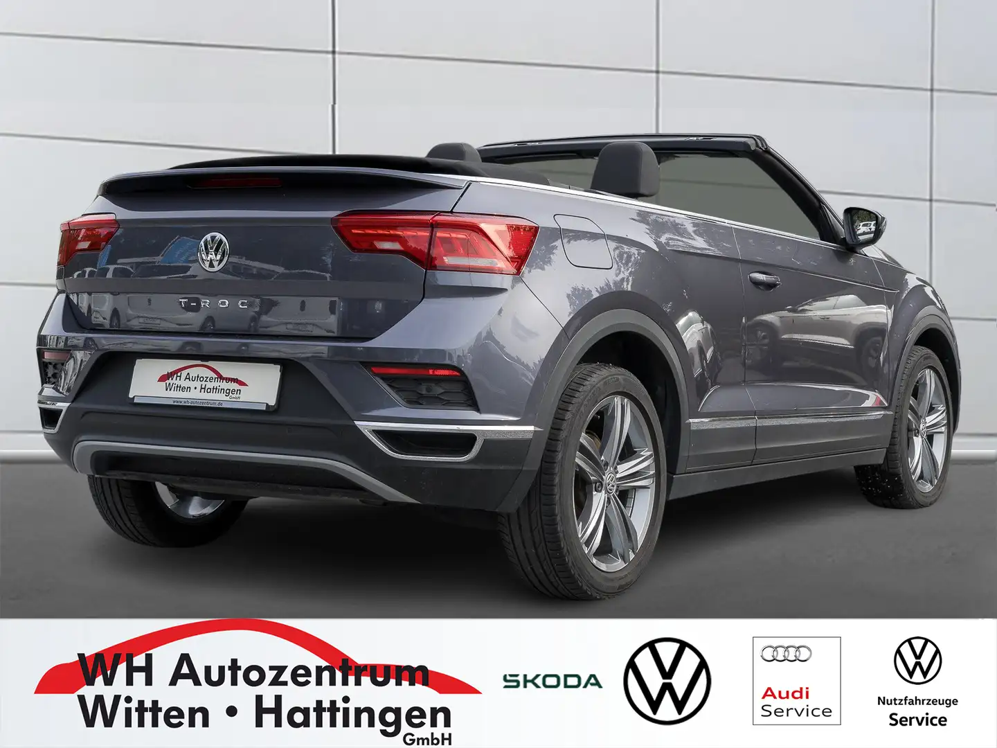 Volkswagen T-Roc Cabriolet 1.0 TSI Style NAVI LED PDC ACC SITZHZG Grijs - 2