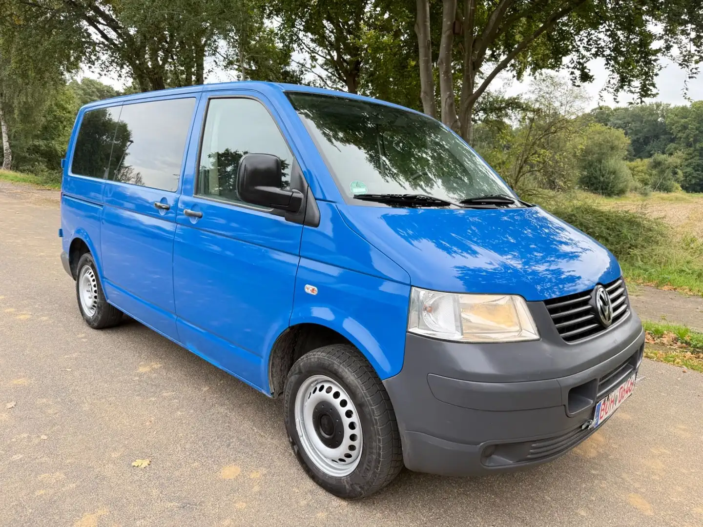 Volkswagen T5 Transporter *1.9 TDI*Guten-Zustand*Mixto*1-H* Blau - 1