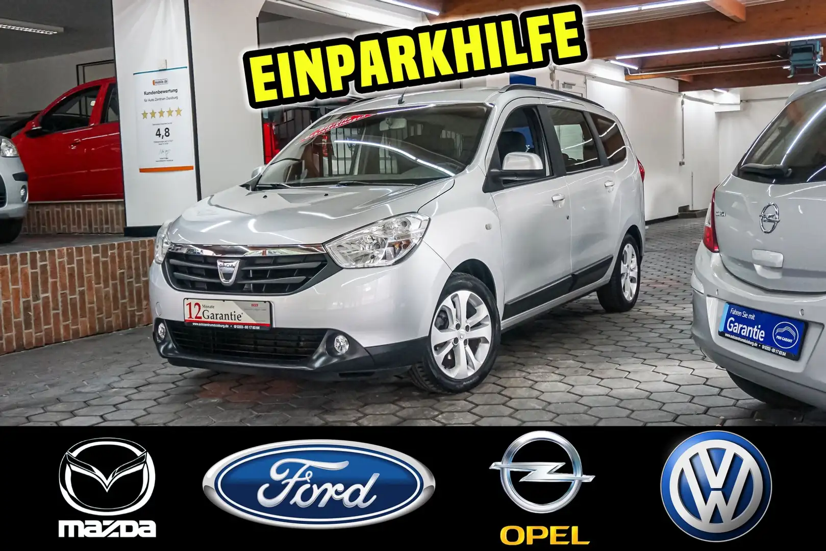Dacia Lodgy Laureate 1.6 Klima Navi PDC Tüv 08/2027 Grau - 1