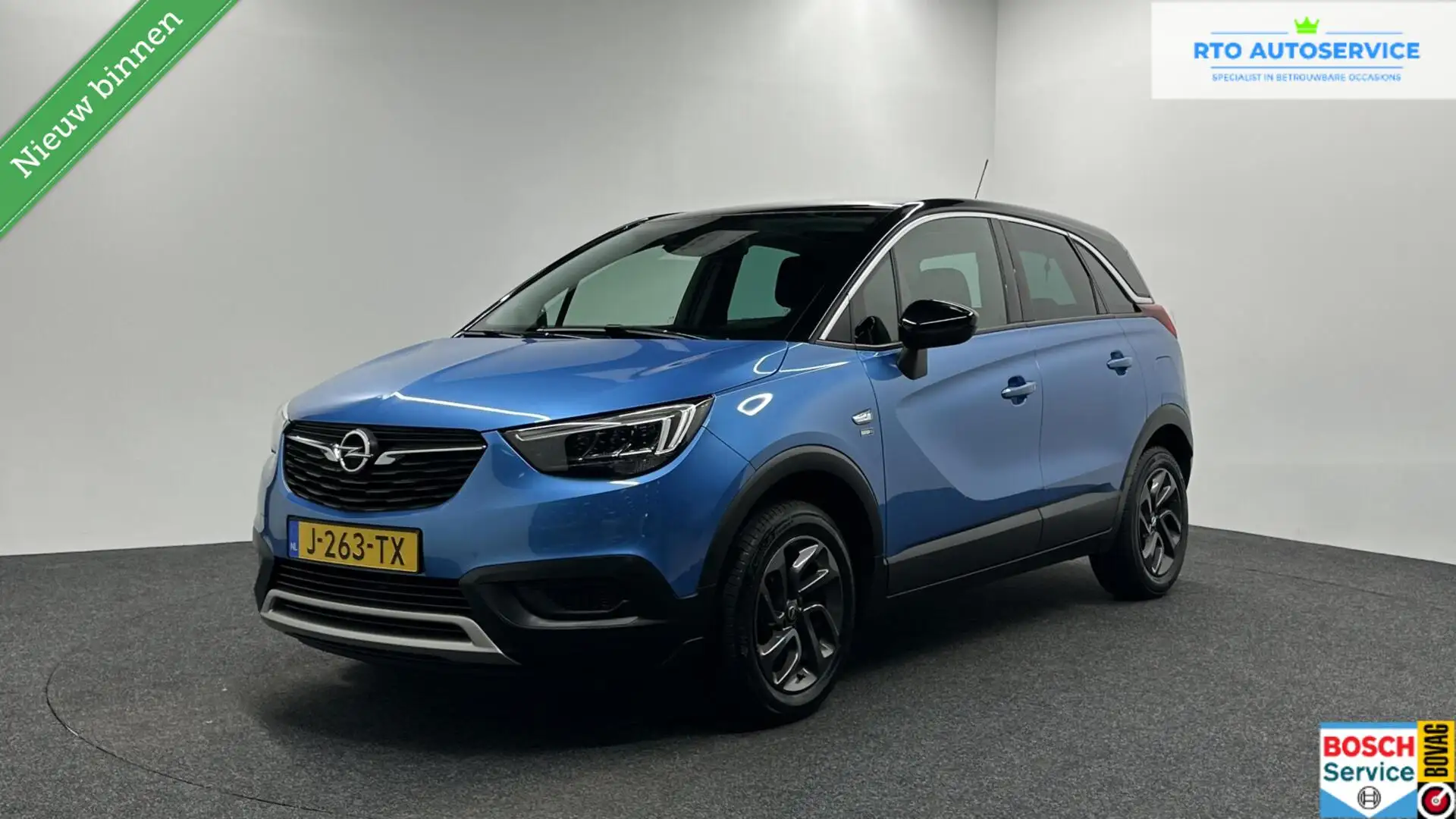 Opel Crossland X 1.2 Turbo Edition 2020 TREKHAAK CRUISE CARPLAY LM. Blau - 1