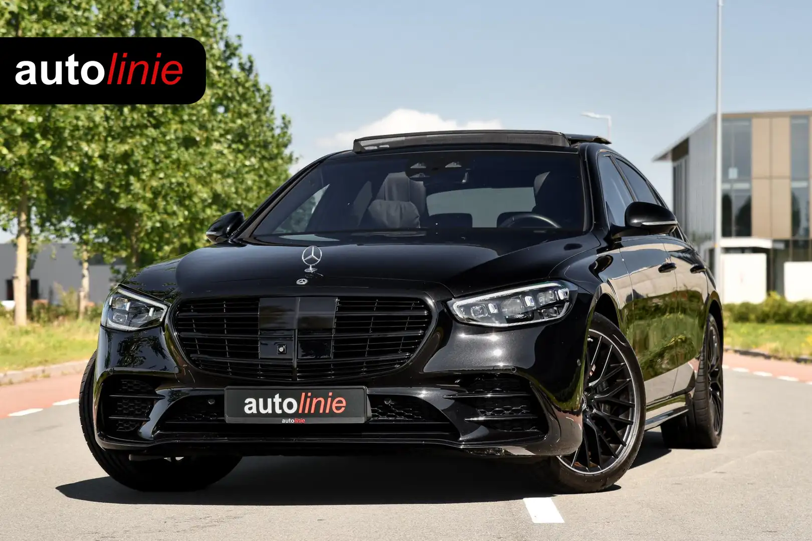 Mercedes-Benz S 450 e AMG Line. Nappaleder, 4W sturing, Massage, Koeli Zwart - 1