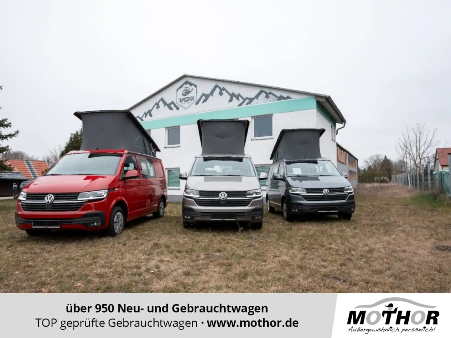 Volkswagen T6.1 California 2.0 TDI Camper FLA KAM LED Blau - 1