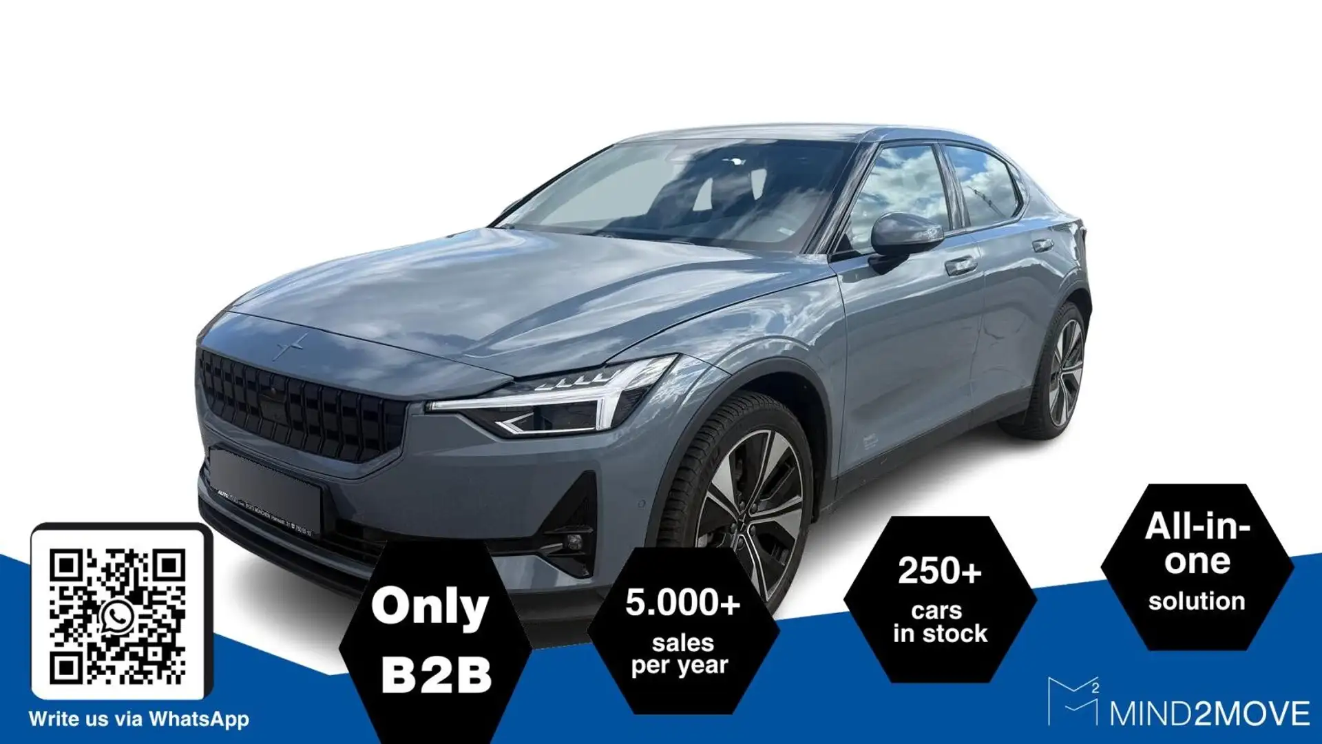 Polestar 2 Polestar2 Long Range Single Motor Elektro 78kWh Grau - 2
