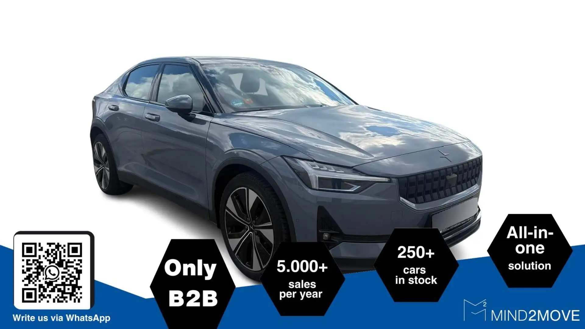 Polestar 2 Polestar2 Long Range Single Motor Elektro 78kWh Grau - 1