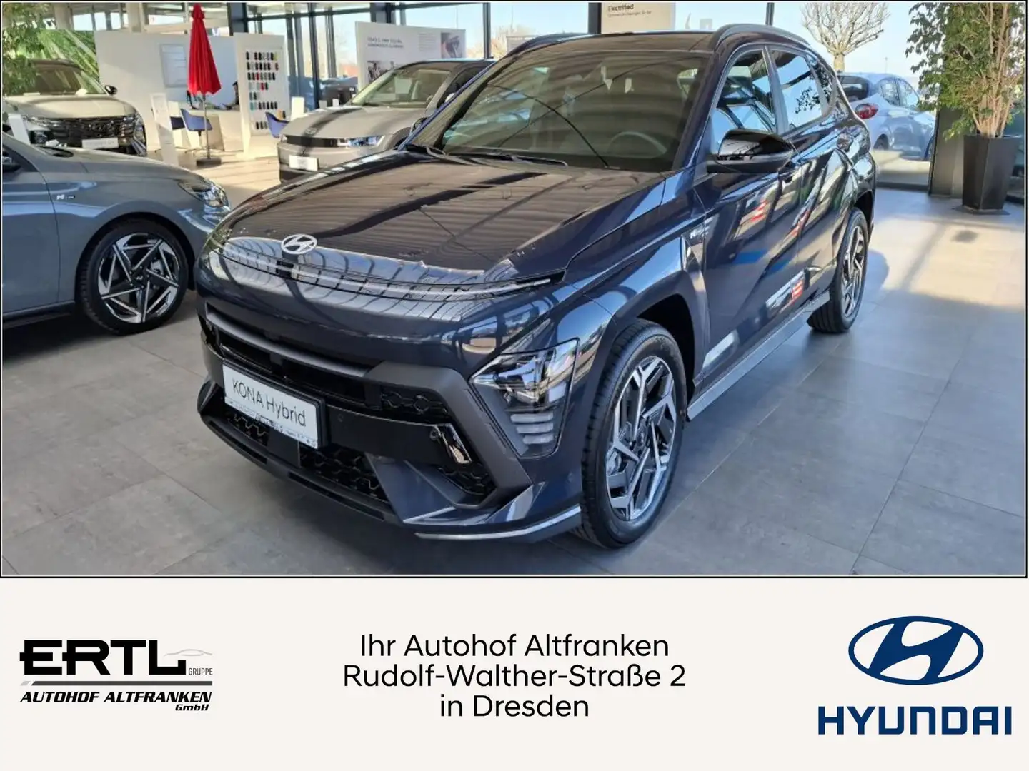 Hyundai KONA 1.6 GDI DCT Hybrid N Line Blau - 1