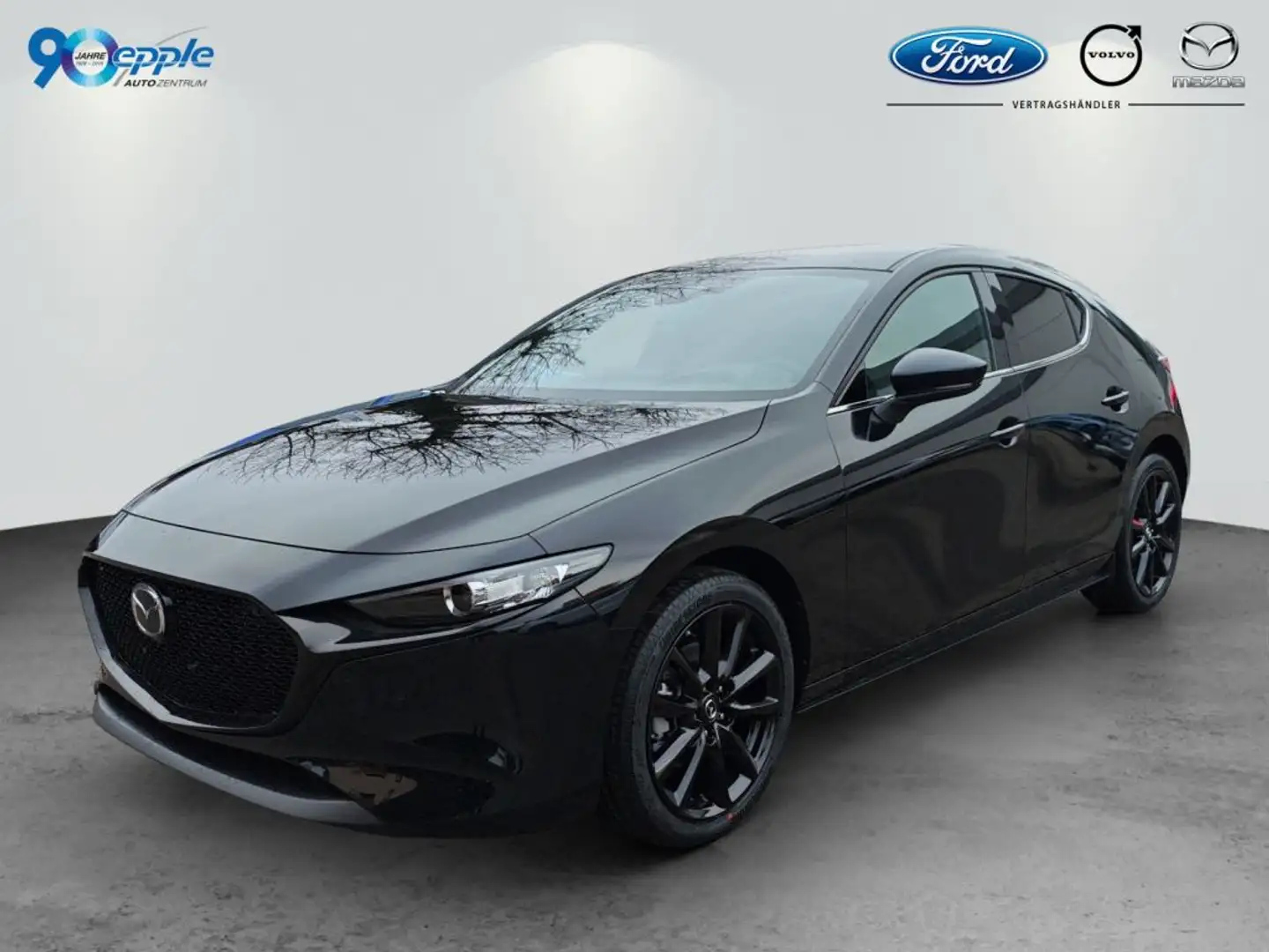 Mazda 3 e-SKYACTIV-X 186 M HYBRID Aut. HOMURA Schwarz - 1