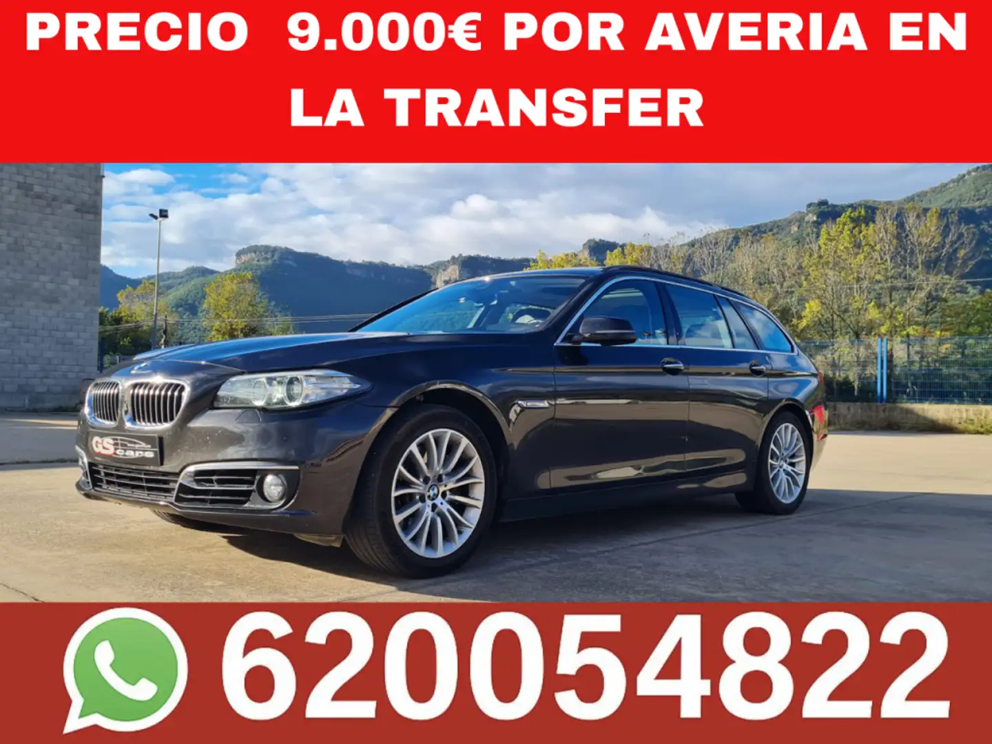 BMW 525dA Touring xDrive Luxury Gris - 1