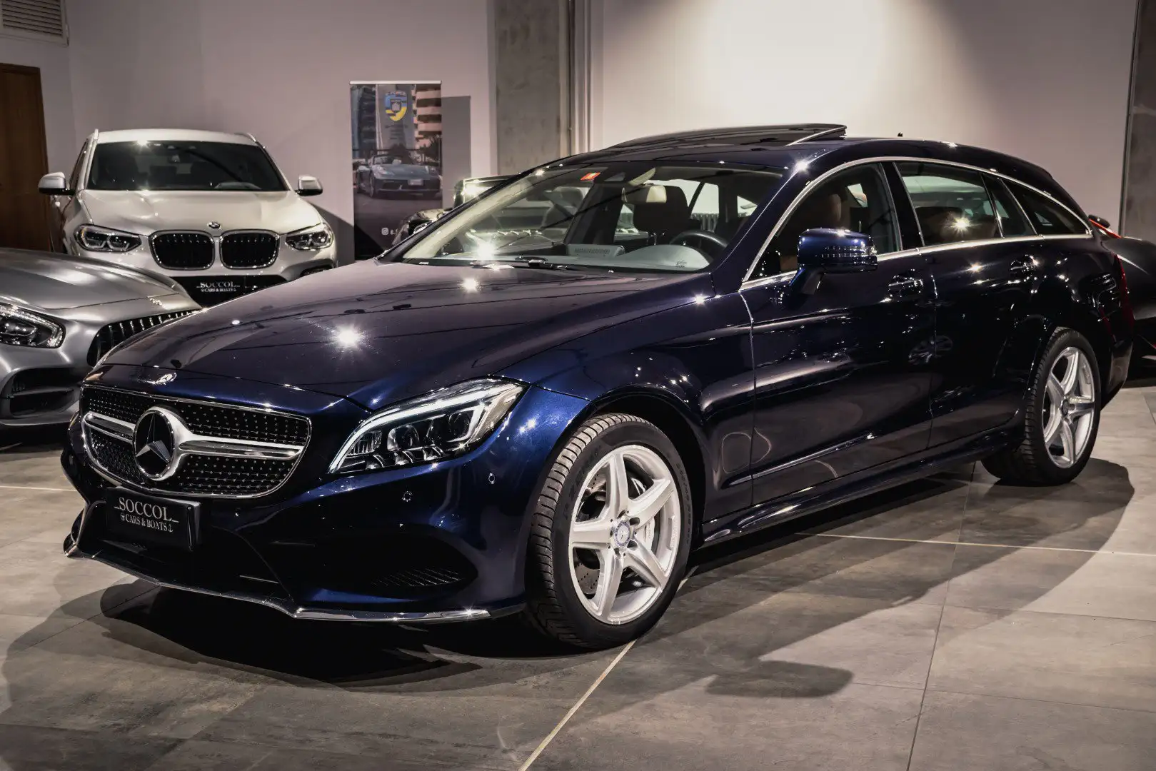 Mercedes-Benz CLS 500 SW 4Matic Premium*Bang&Olufsen*AirMatic*DESIGNO* Bleu - 1