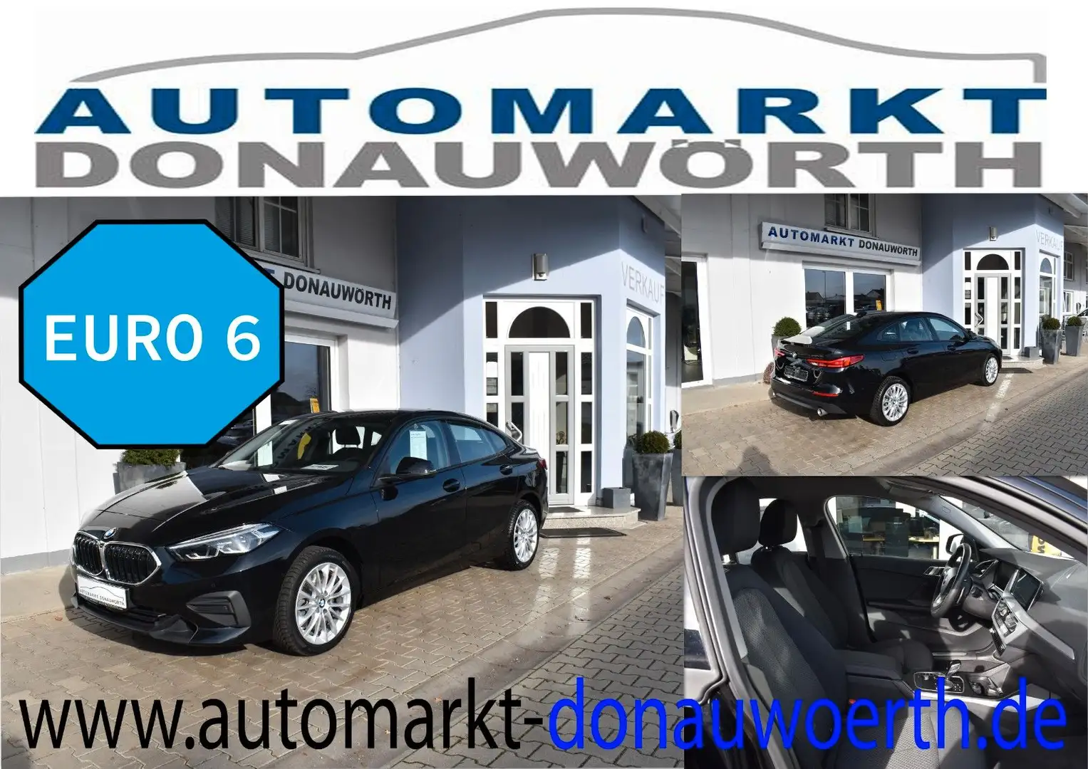 BMW 220i Gran Coupe Aut. Advantage Navi Sitzhzg GRA Noir - 1