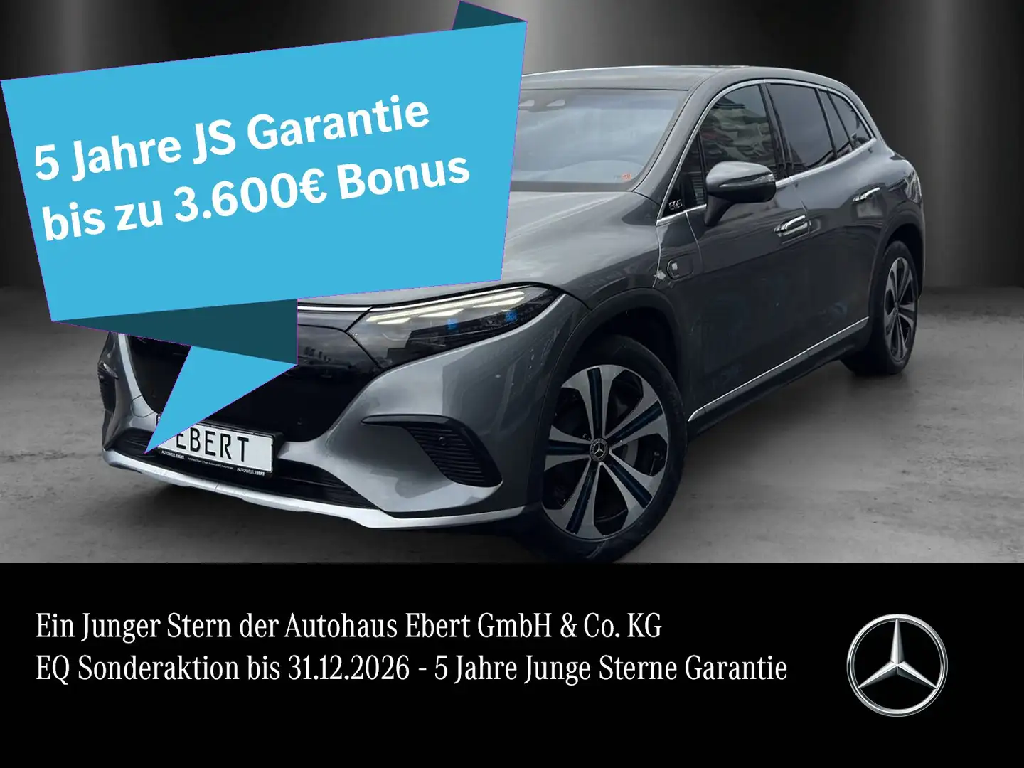 Mercedes-Benz EQS SUV EQS 580 SUV Prem+ HYPER Nappa AHK FondTV Massage Grau - 1