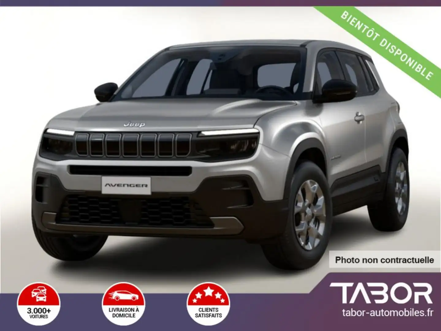 Jeep Avenger 1.2 MHEV 110 DTC Longitude LED PDC Gris - 1
