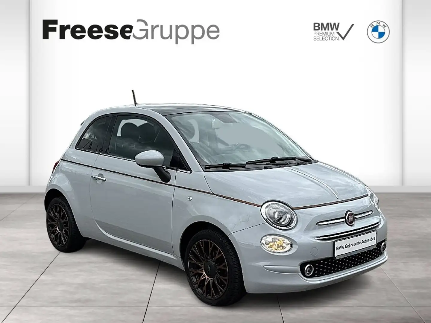 Fiat 500 Collezione Sitzheizung DAB Klimaaut. PDC Gris - 1