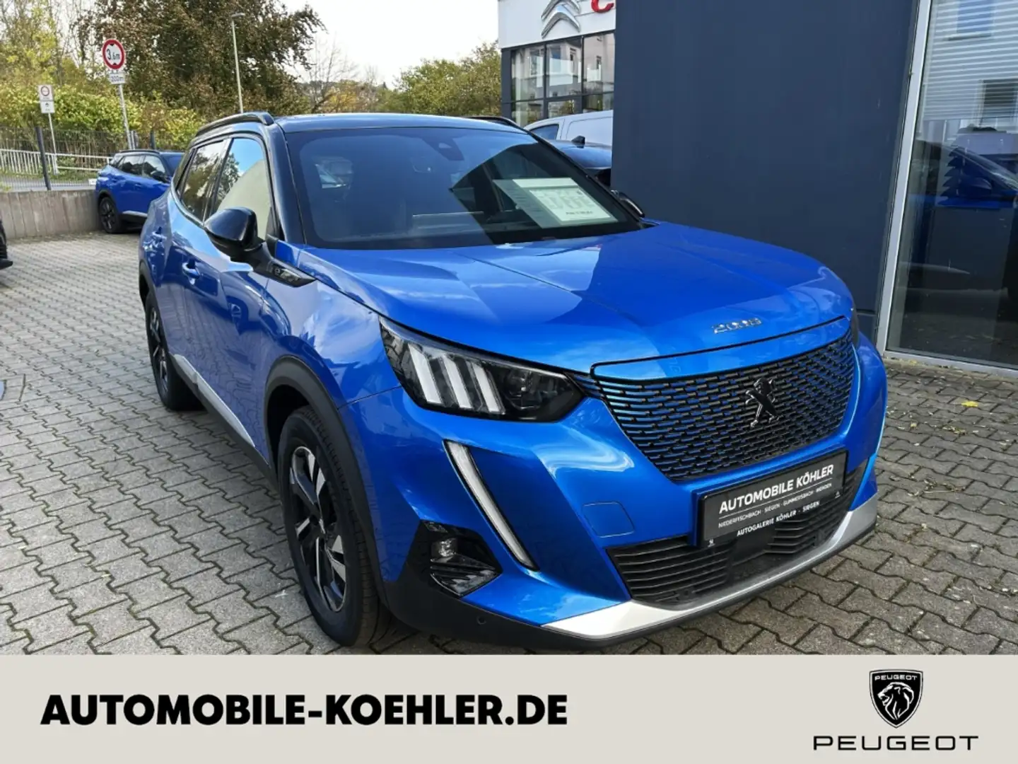 Peugeot 2008 e- Elektromotor 136 GT SCHIEBEDACH DAB NAVI Bleu - 1