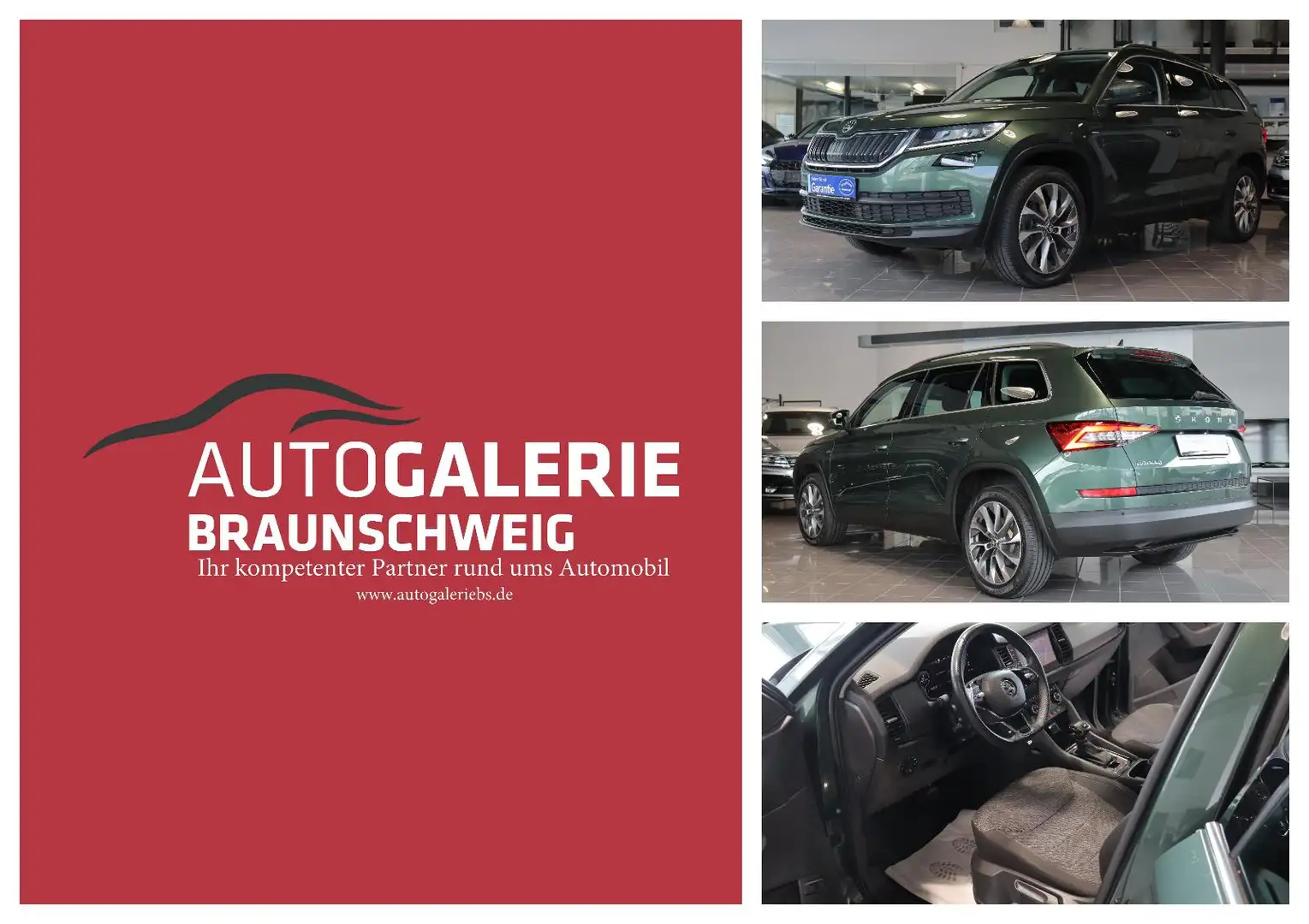 Skoda Kodiaq 2.0 TDI DSG 7-SITZE *VIRTUAL*ACC*CAM*AHK* Grün - 1