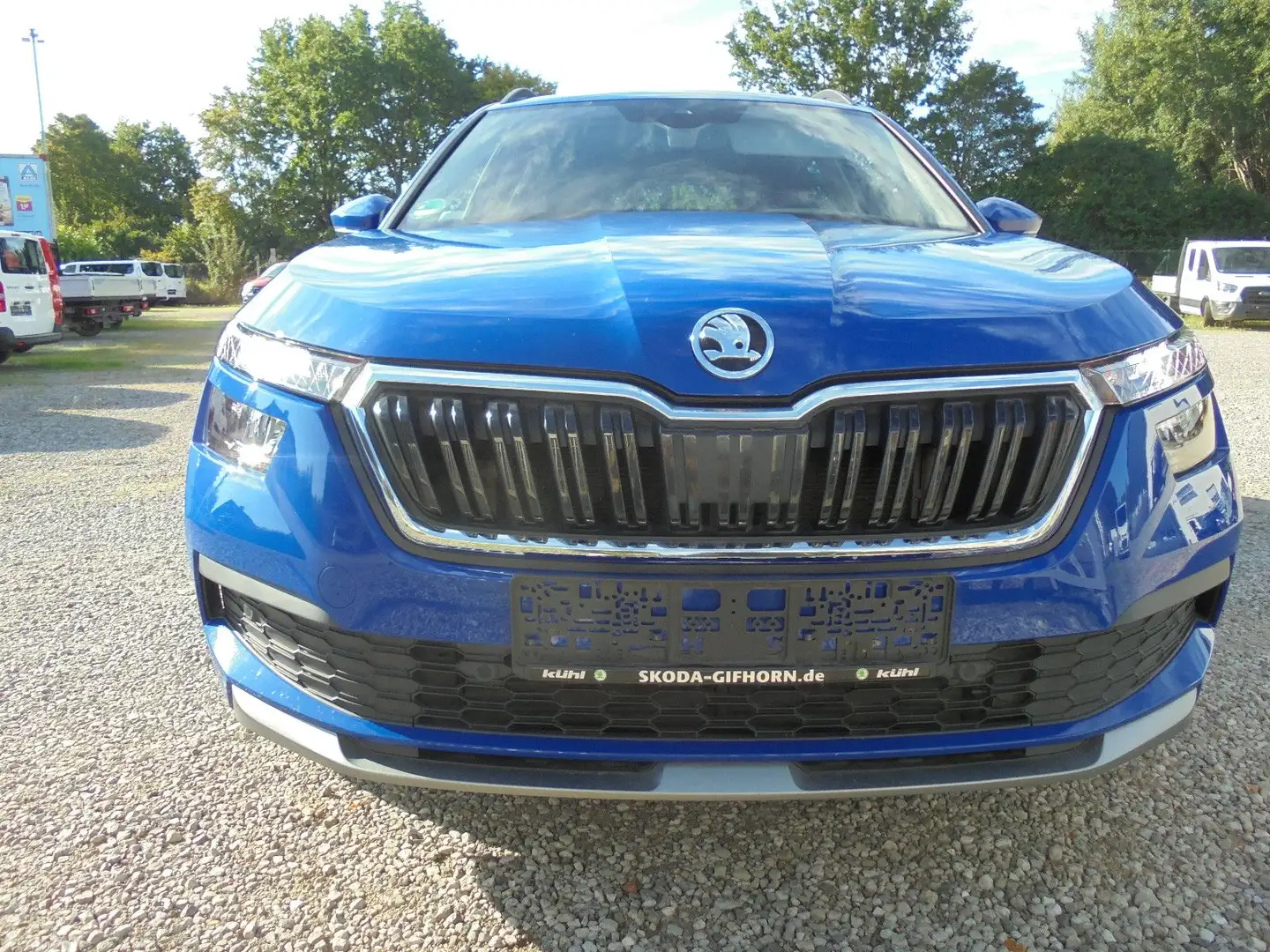 Skoda Kamiq 1.0 TSI OPF Clever AHK schwenkbar + Navi Blau - 2
