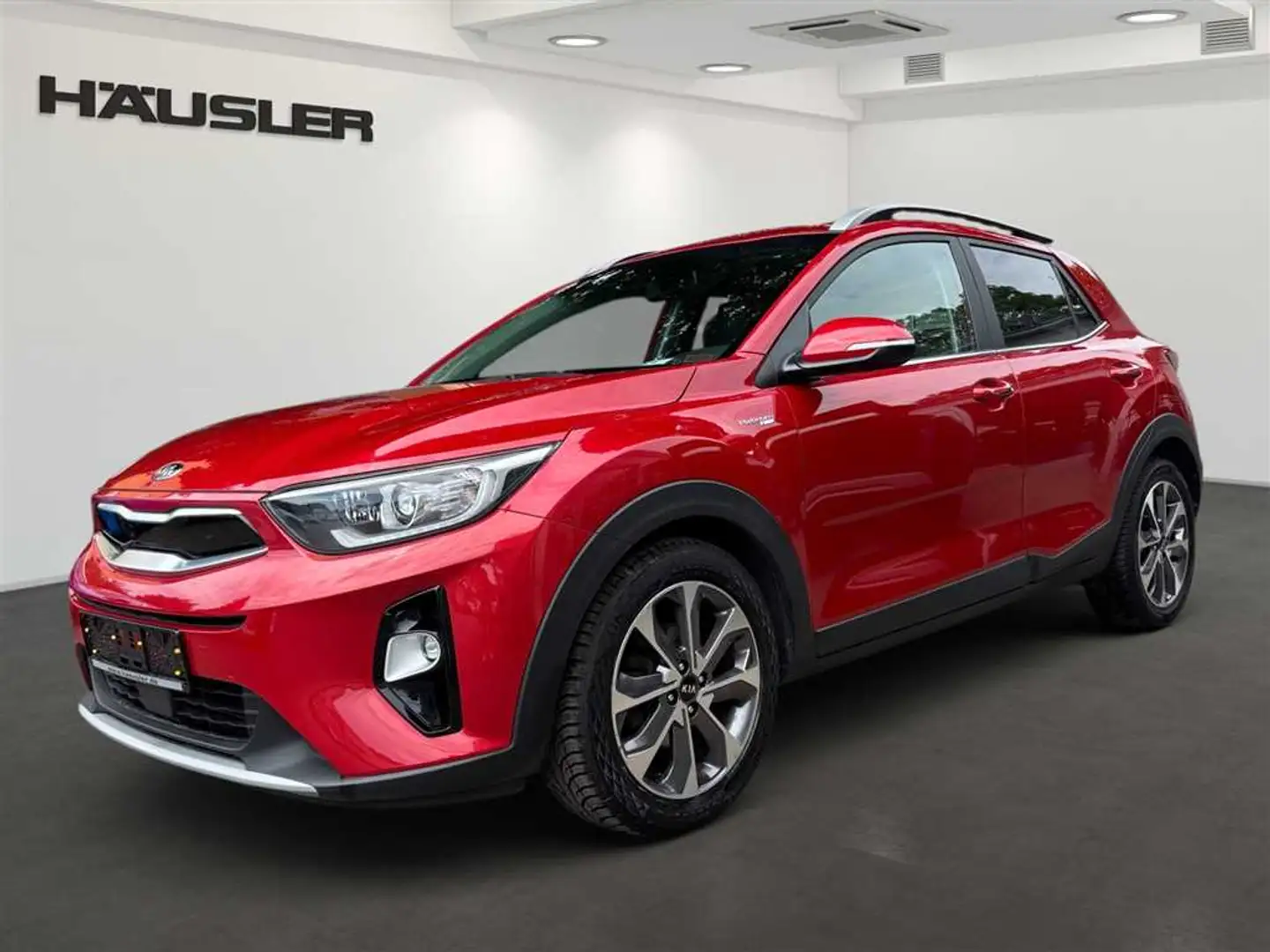 Kia Stonic 1.0 T-GDI Sitz-u.Lenkradheizung*Navi*Leder*Glassch Rot - 1